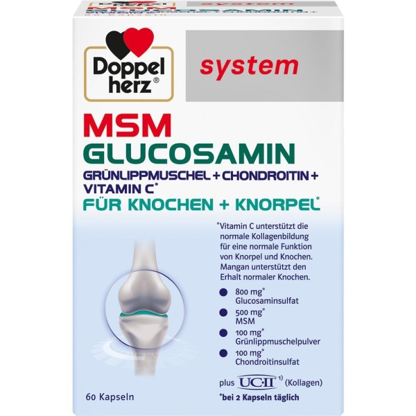 DOPPELHERZ MSM Glucosamin system Kapseln