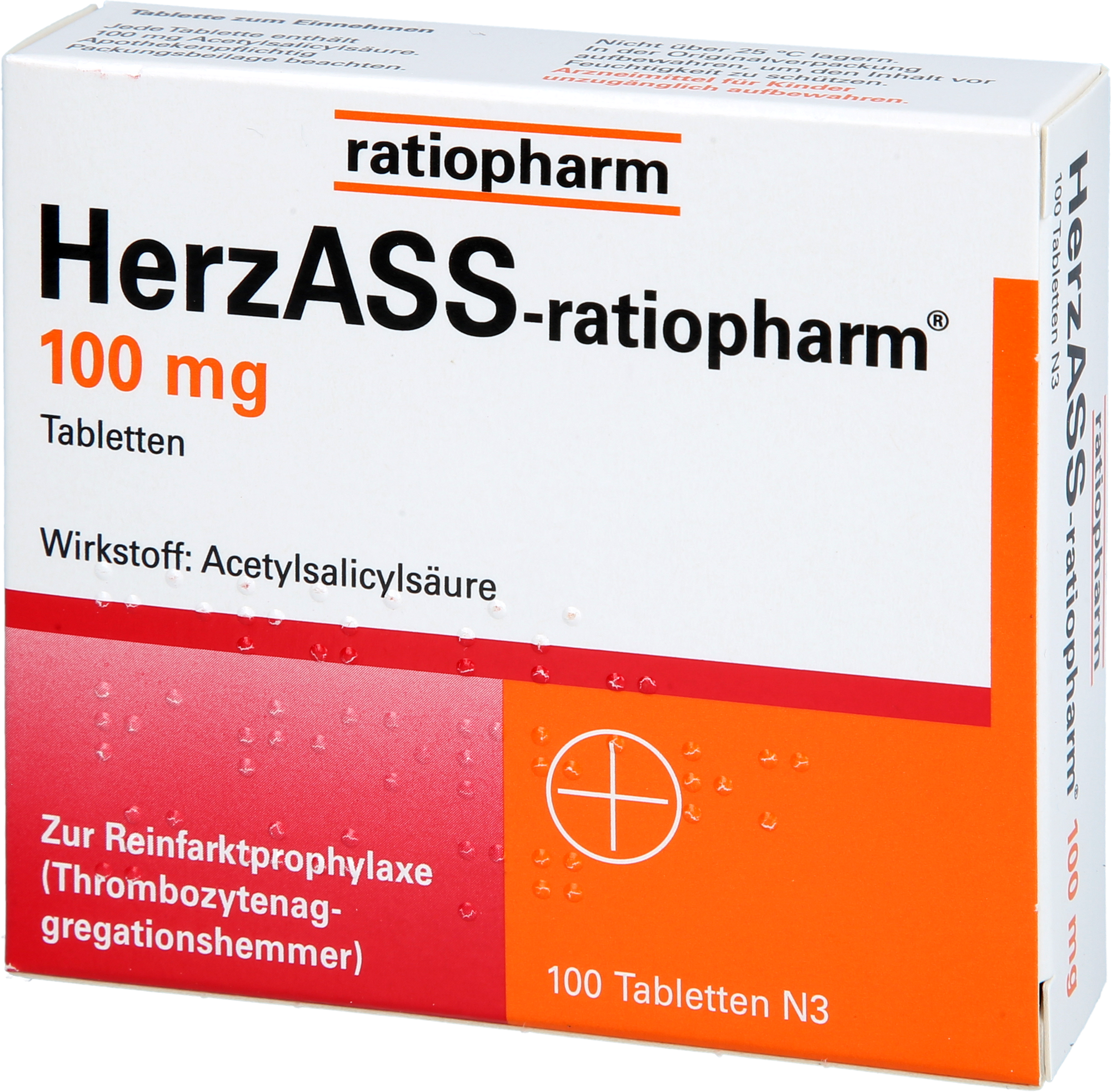 HERZASS-ratiopharm 100 mg Tabletten