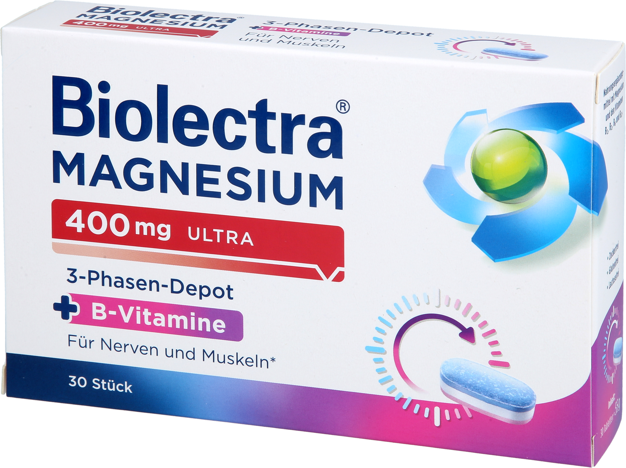 BIOLECTRA Magnesium 400 mg ultra 3-Phasen-Depot