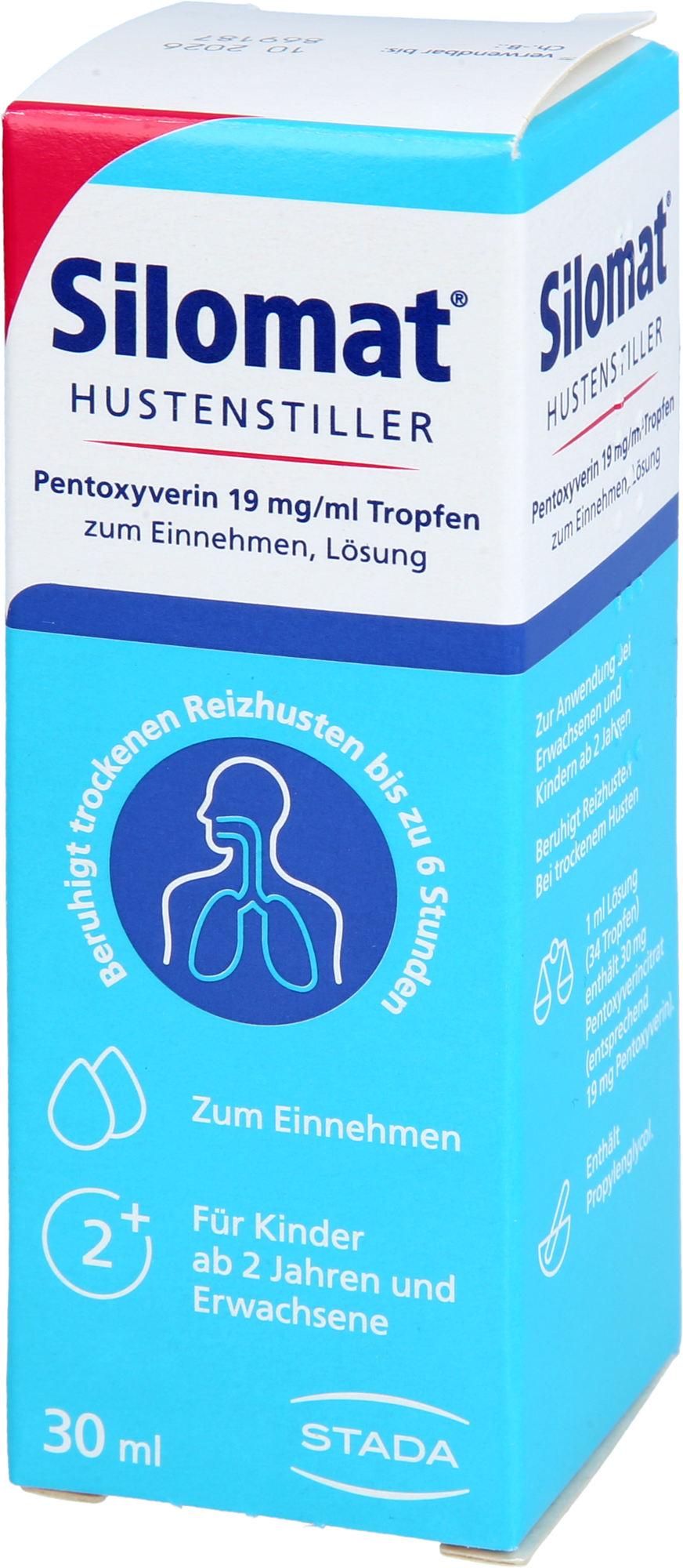 SILOMAT Hustenstiller Pentoxyverin 19 mg/ml TEI
