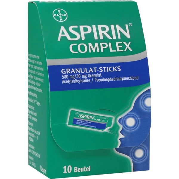 ASPIRIN Complex Granulat-Sticks 500 mg/30 mg