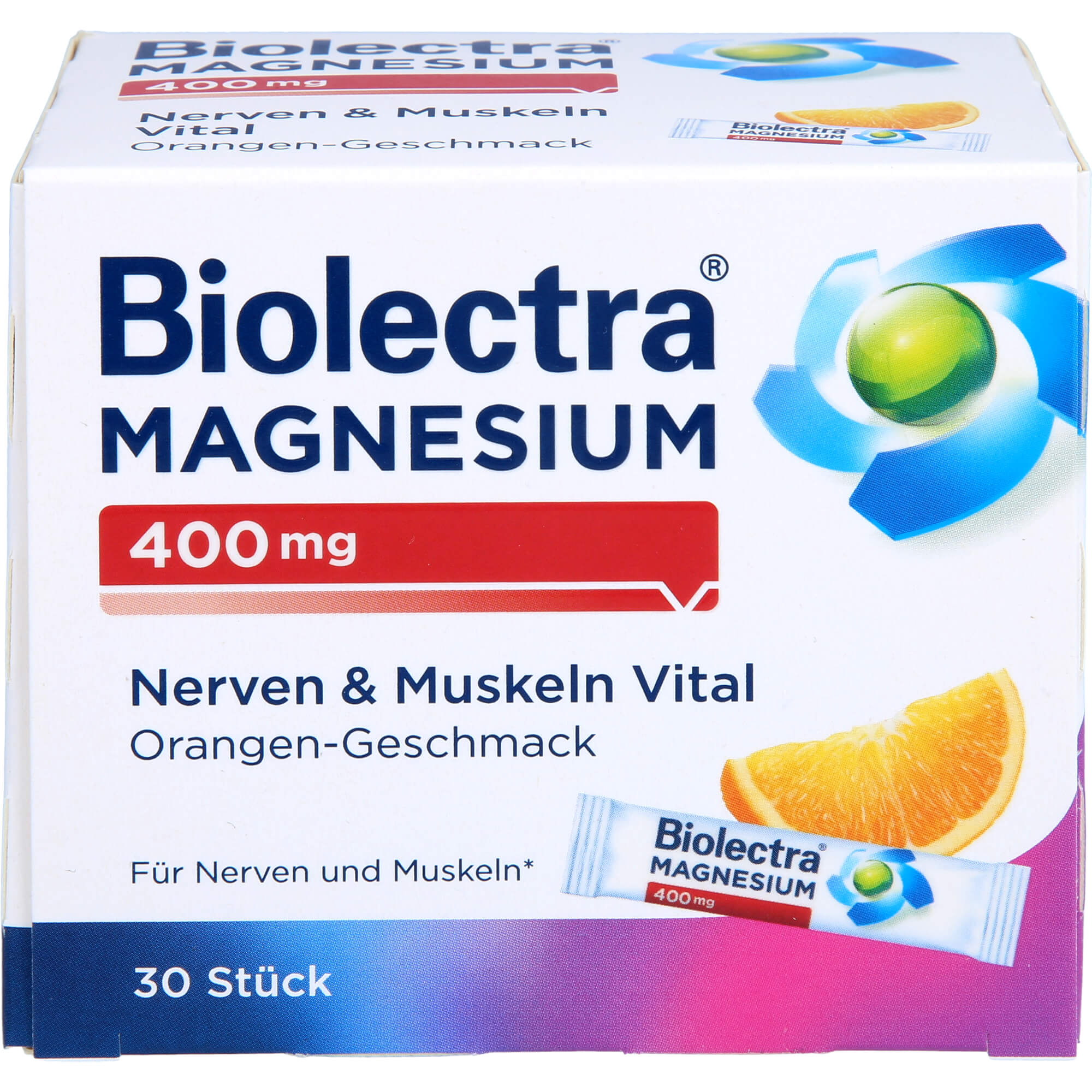 BIOLECTRA Magnesium 400 mg Nerven & Muskeln Vital 30 St