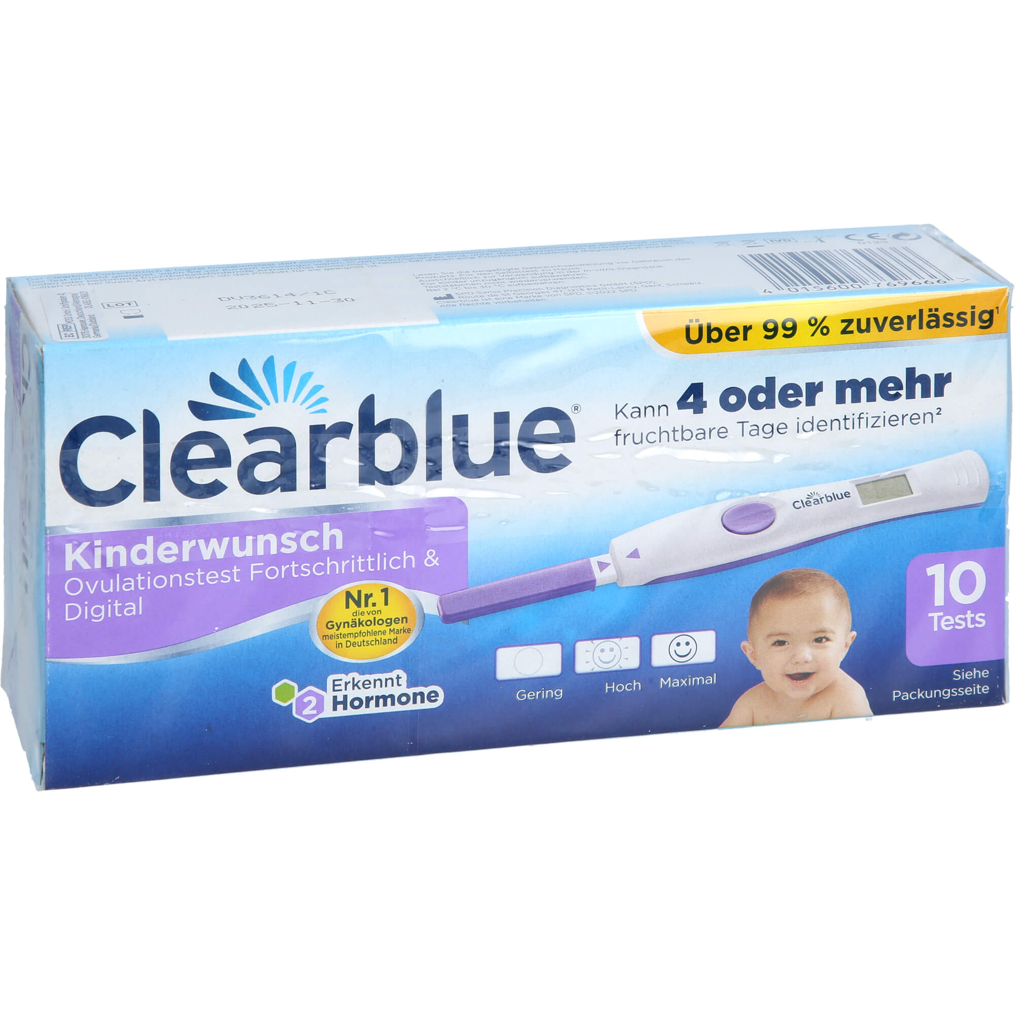 CLEARBLUE Ovulationstest fortschrittlich & digital 10 St