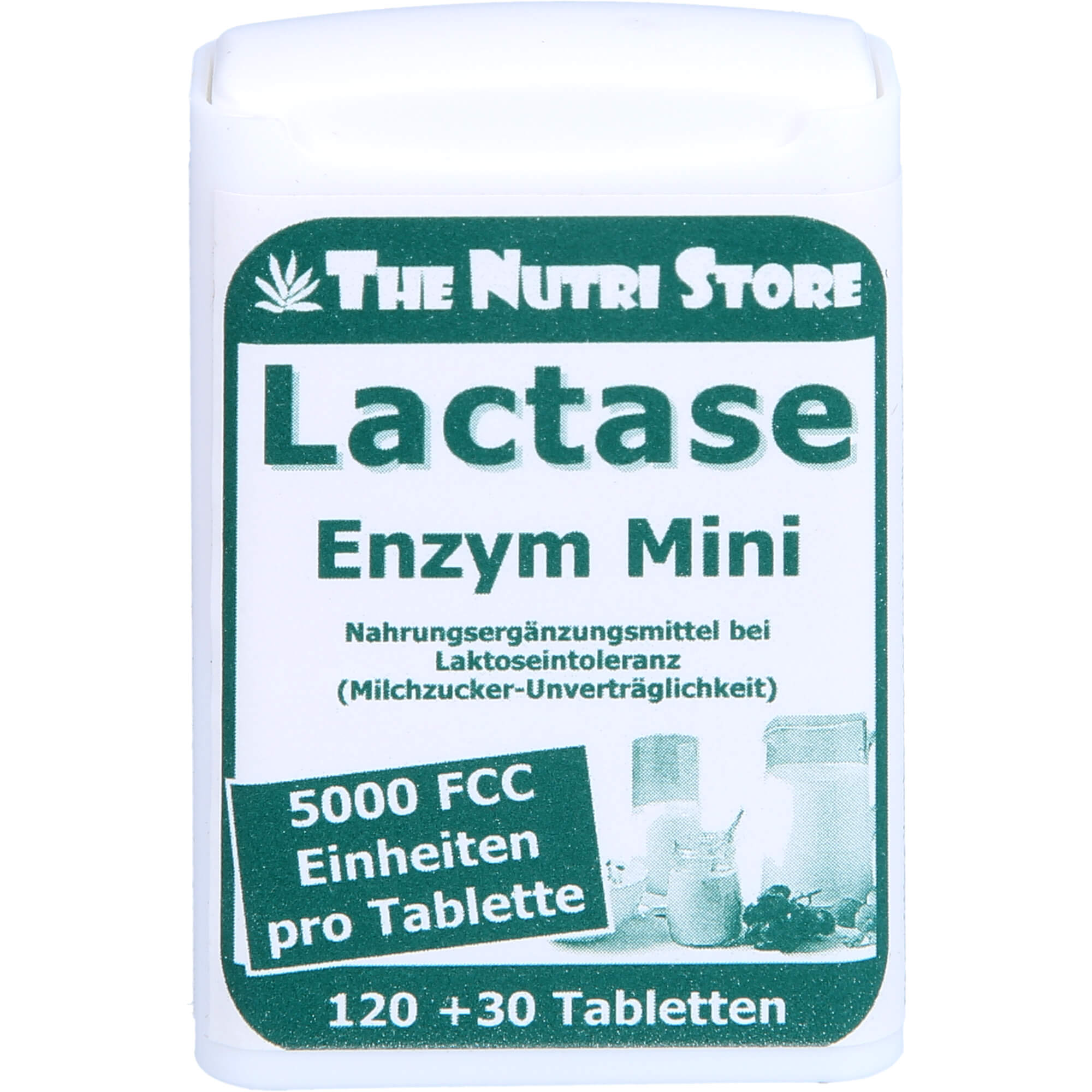 LACTASE 5.000 FCC Enzym Mini Tabl.im Dosierspender