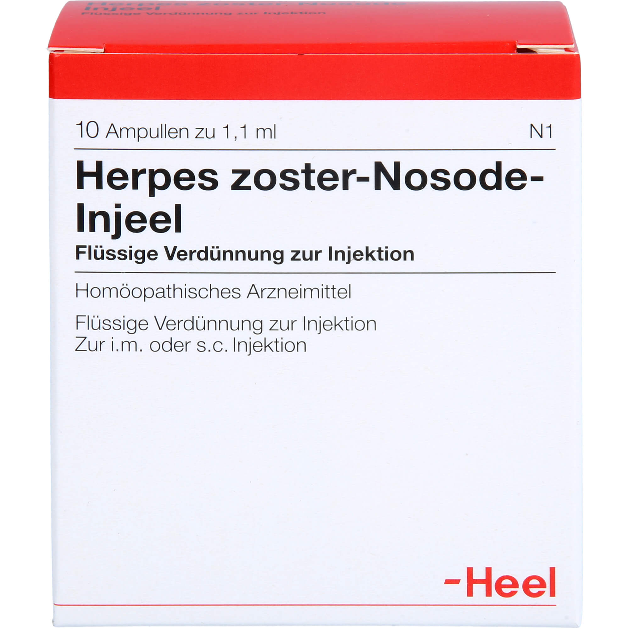 HERPES ZOSTER Nosode Injeel Ampullen 10 St
