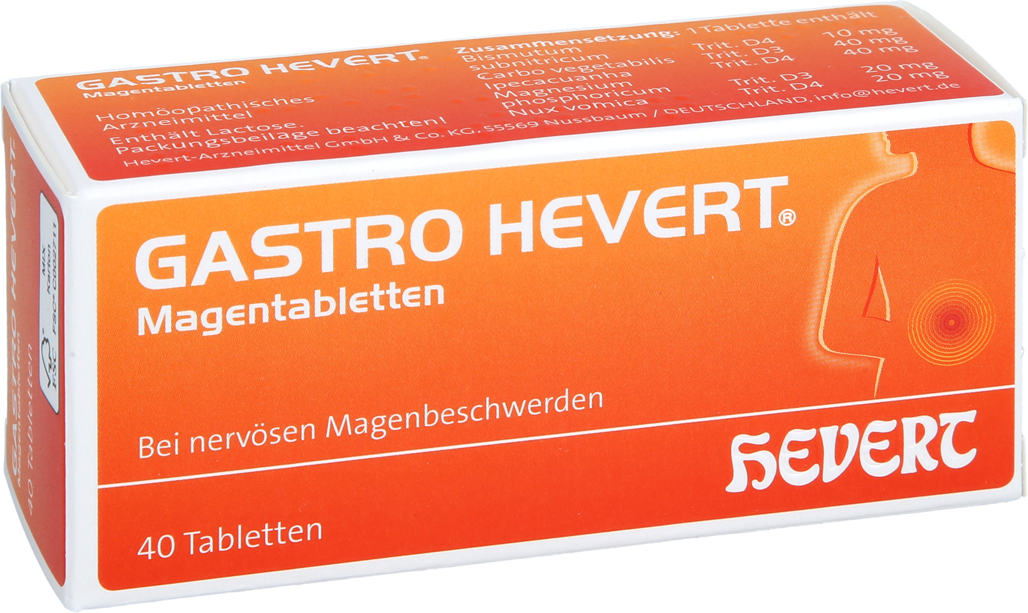 GASTRO-HEVERT Magentabletten 40 St