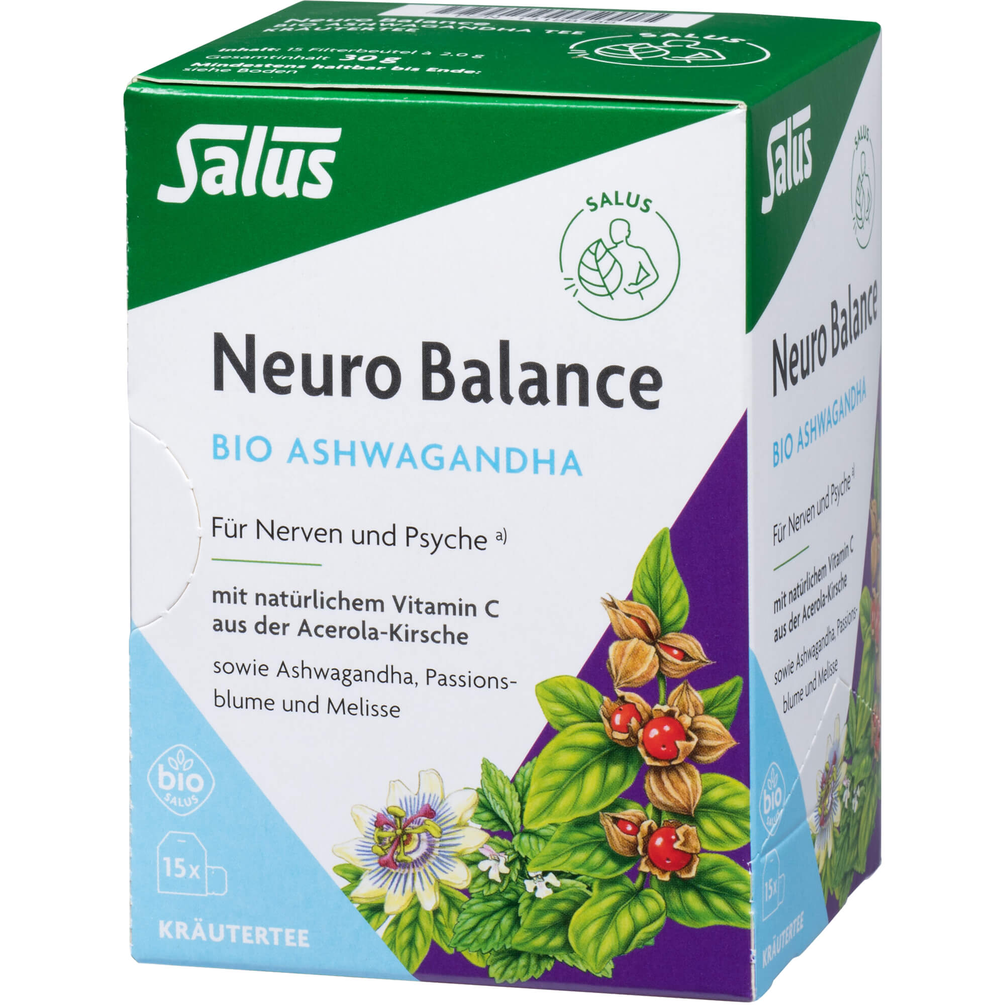 NEURO BALANCE Bio Ashwagandha Tee Salus Filterbtl.