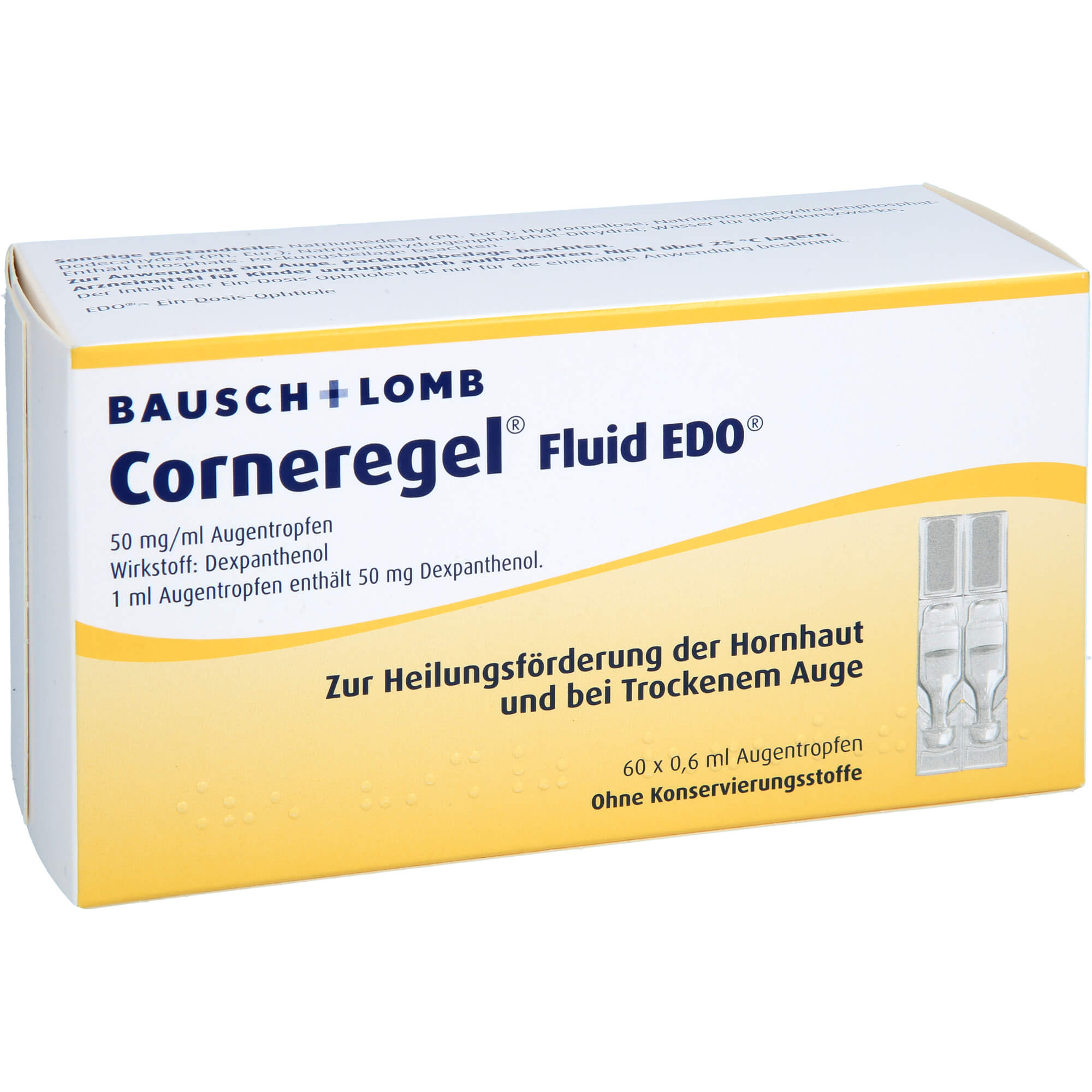CORNEREGEL Fluid EDO Augentropfen 60X0.6 ml