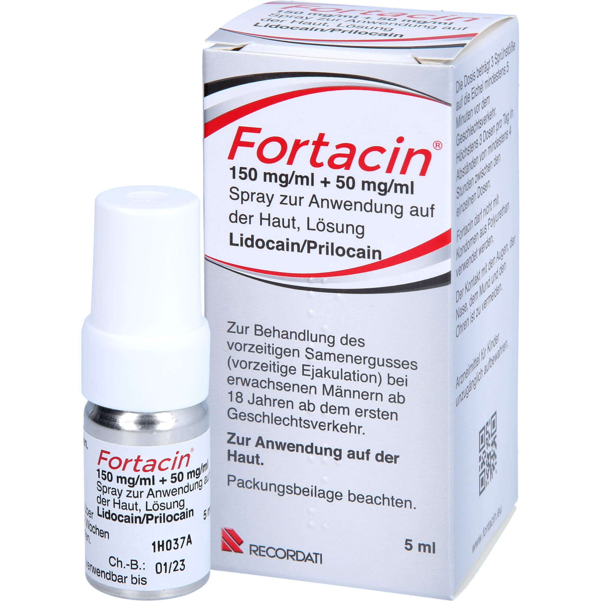 FORTACIN 150 mg/ml + 50 mg/ml Spray z.Anw.a.Haut
