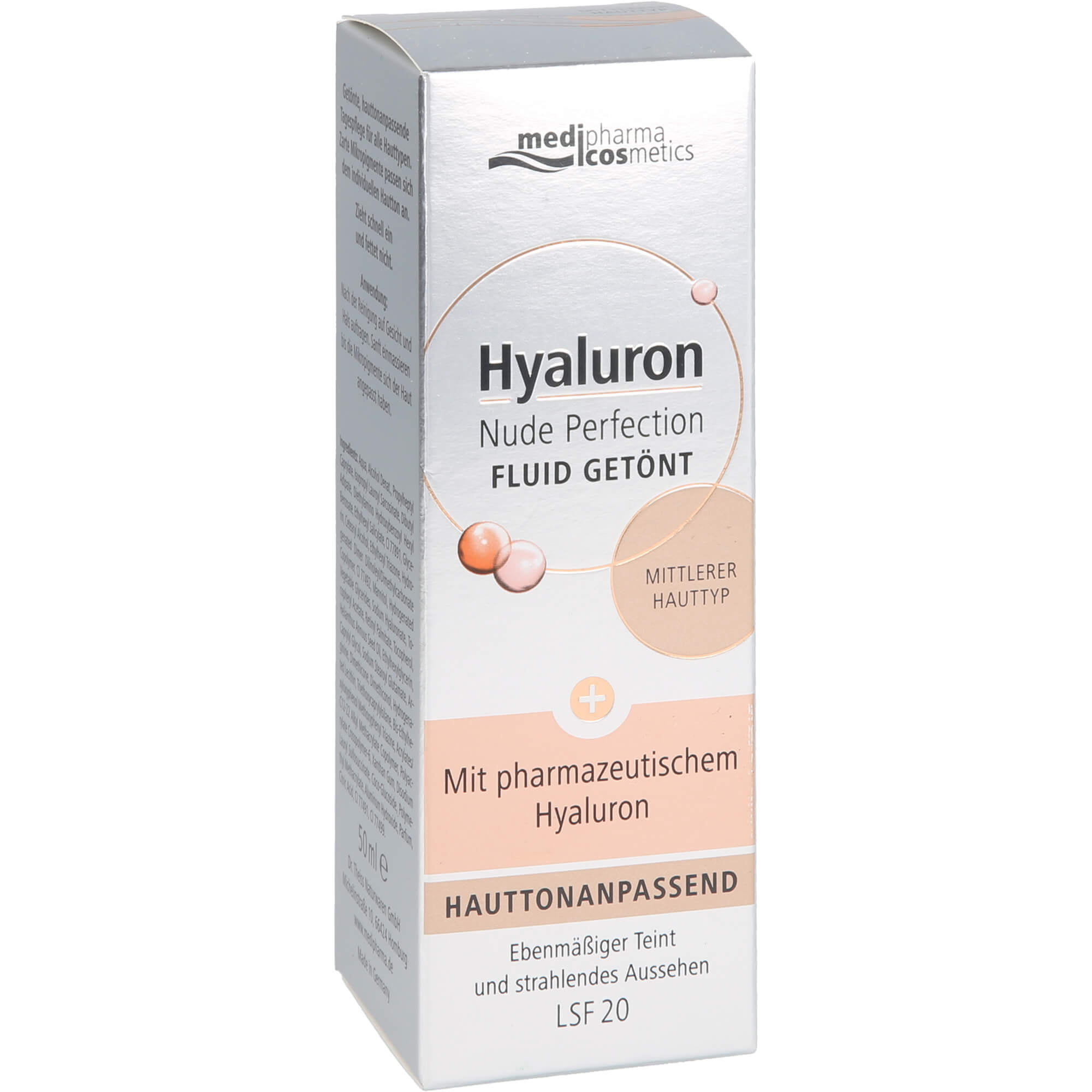 HYALURON NUDE Perfect.Fluid getö.mitt.HT LSF 20