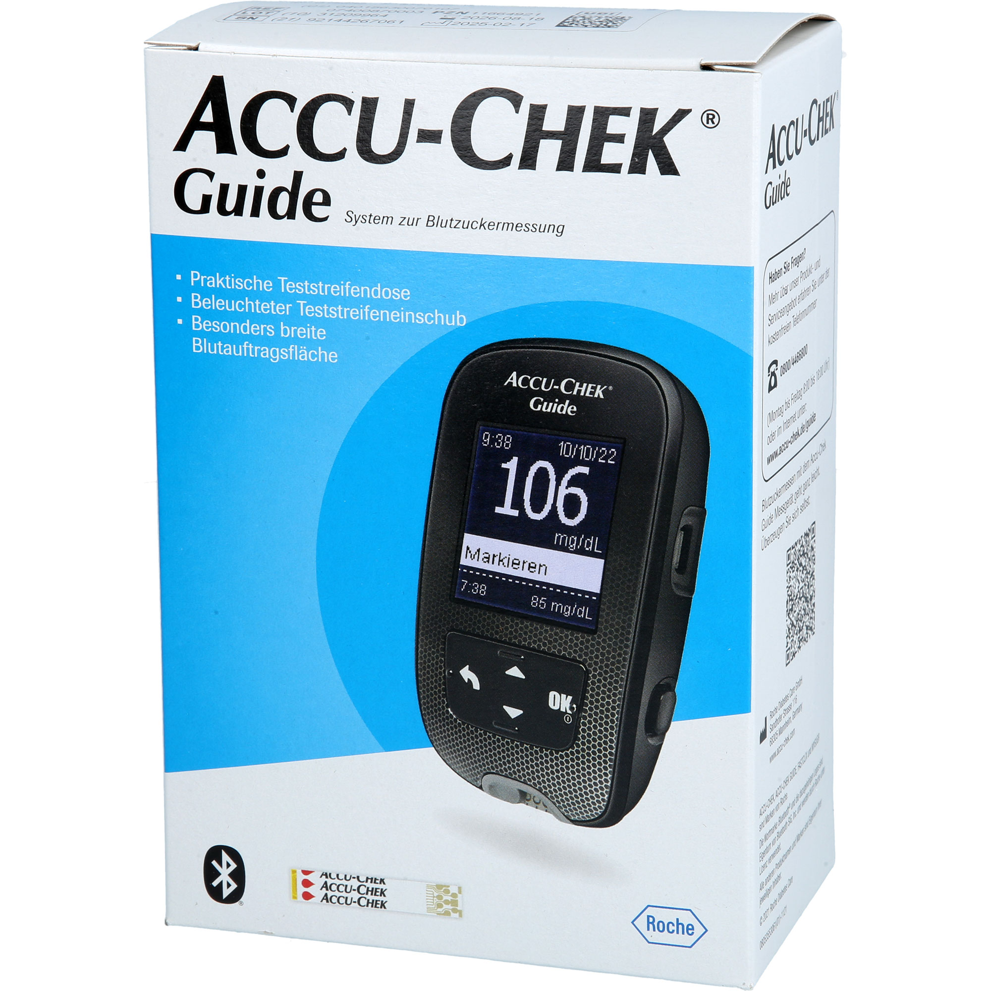 ACCU-CHEK Guide Blutzuckermessgerät Set mg/dl