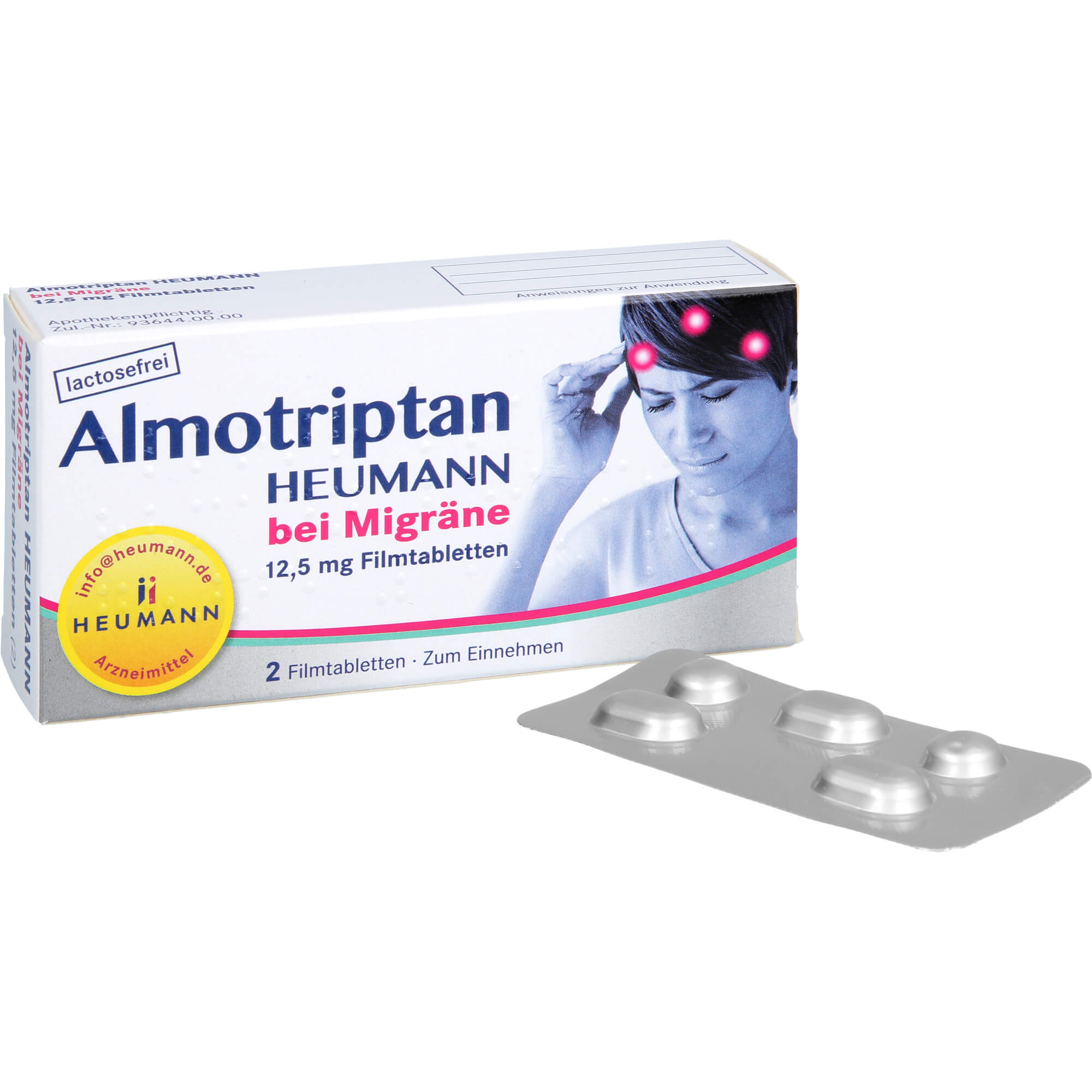 ALMOTRIPTAN Heumann bei Migräne 12,5 mg Filmtabl.