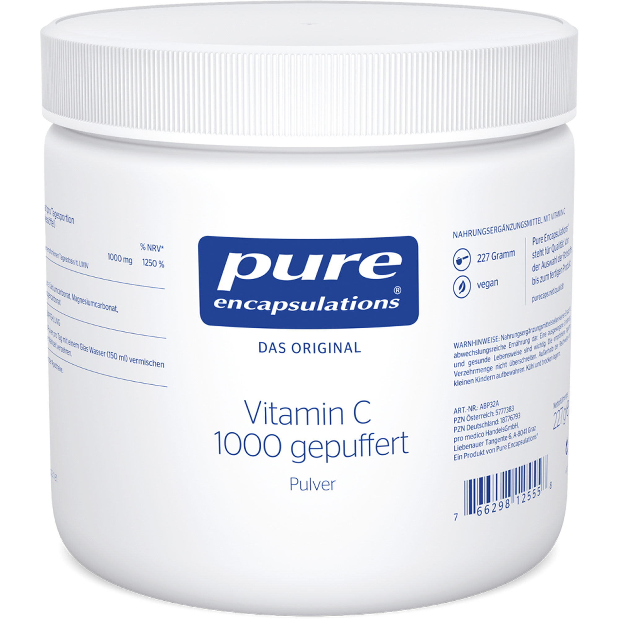PURE ENCAPSULATIONS Vitamin C 1000 gepuffert Pulv.