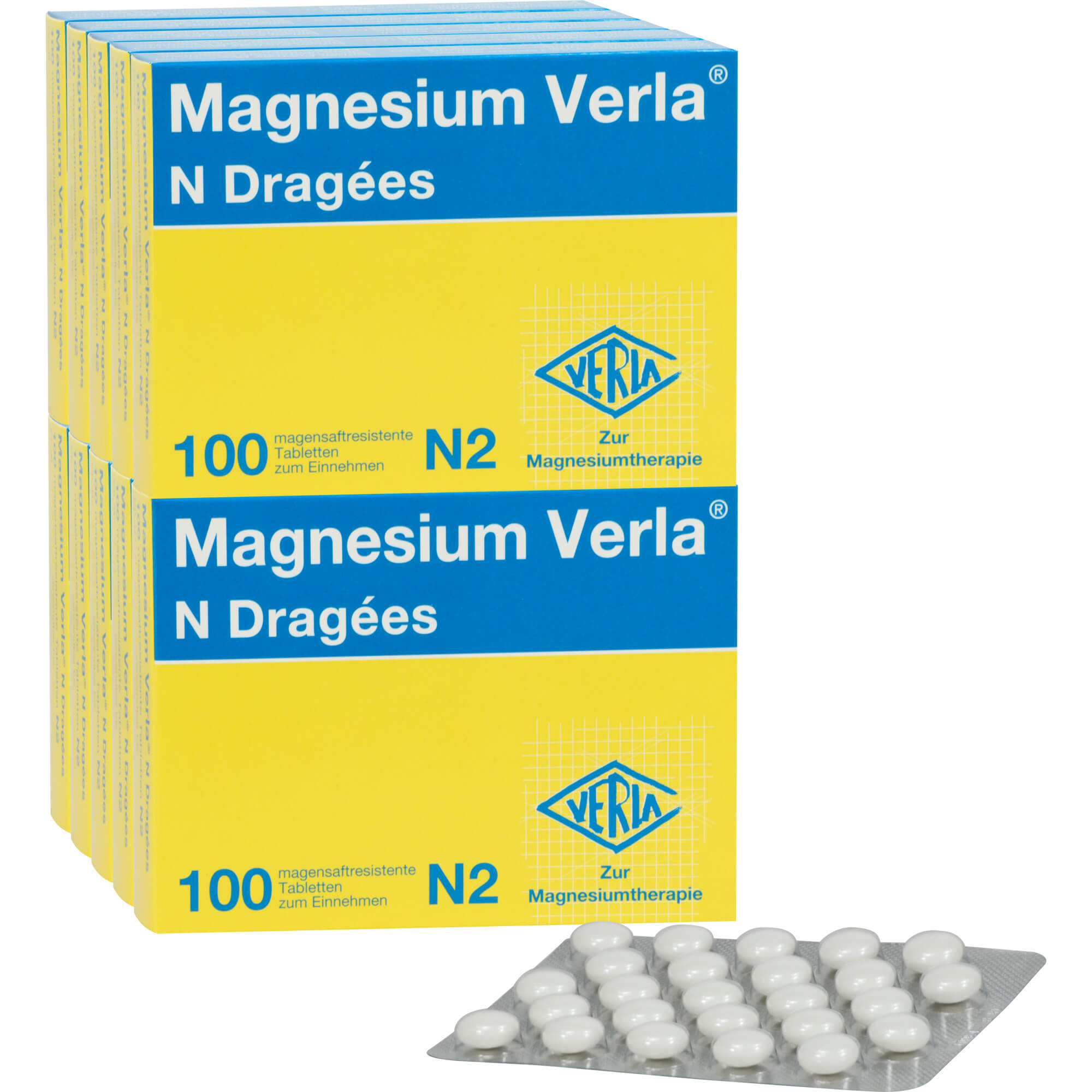 MAGNESIUM VERLA N Dragees 10X100 St
