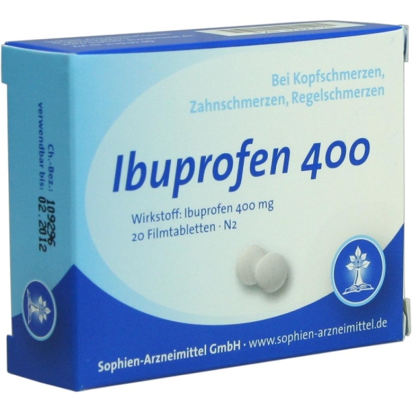 IBUPROFEN Sophien 400 Filmtabletten 20 St