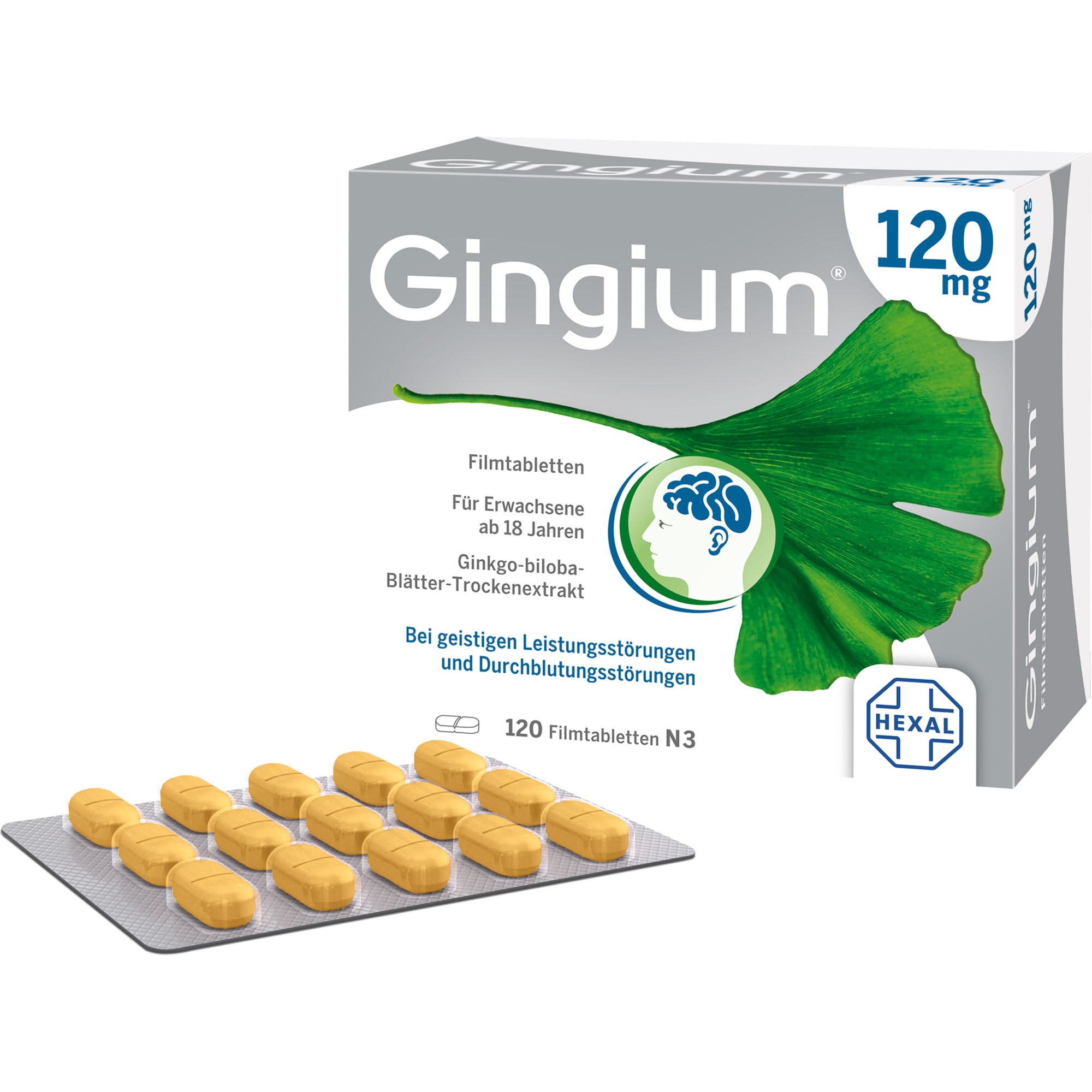 GINGIUM 120 mg Filmtabletten 120 St