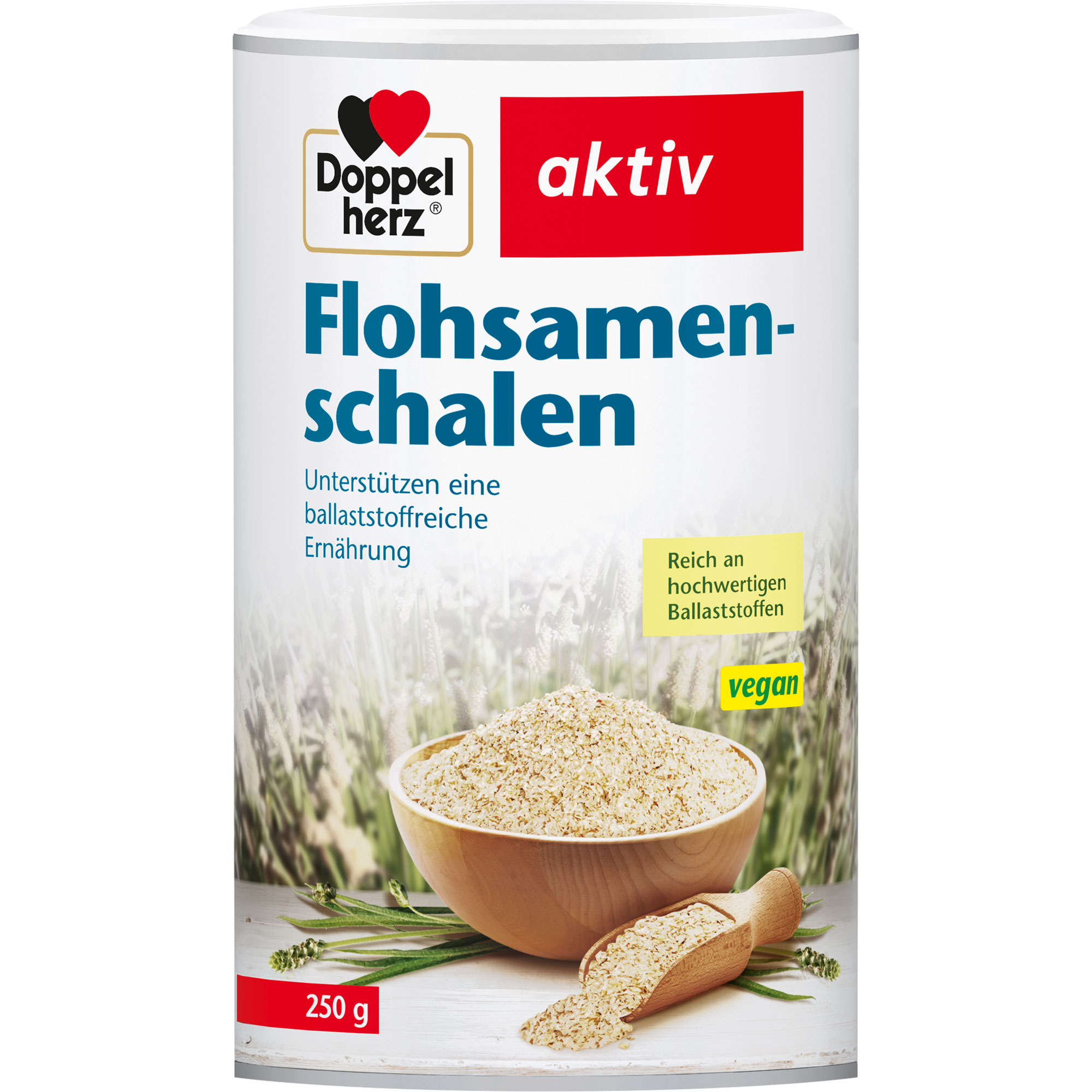 DOPPELHERZ Flohsamenschalen Pulver