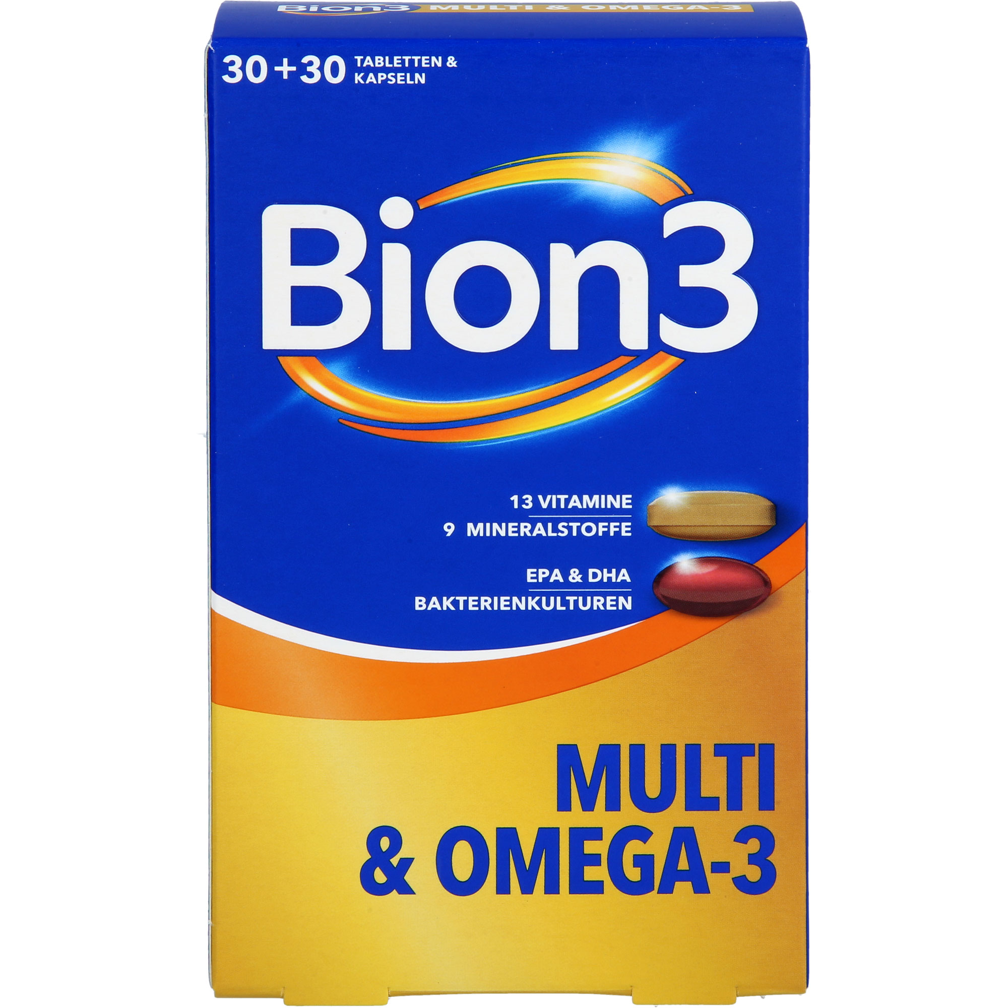 BION3 Multi+Omega-3 Kombipackung 30 Tabl.+30 Kaps.