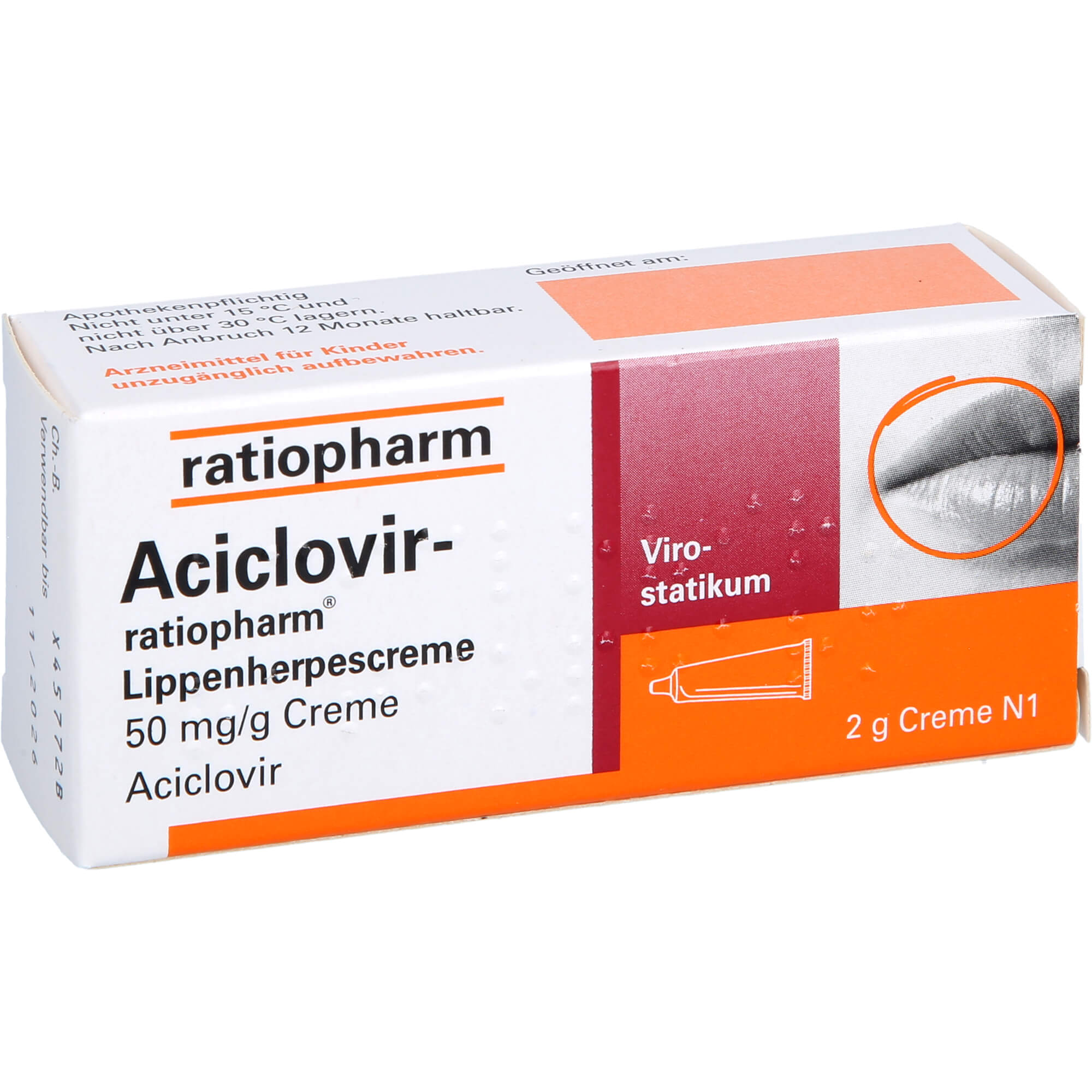 ACICLOVIR-ratiopharm Lippenherpescreme