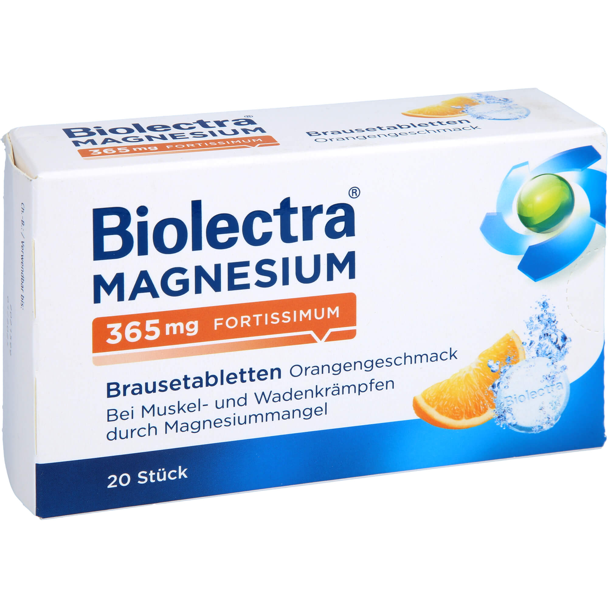 BIOLECTRA Magnesium 365 mg fortissimum Orange 20 St