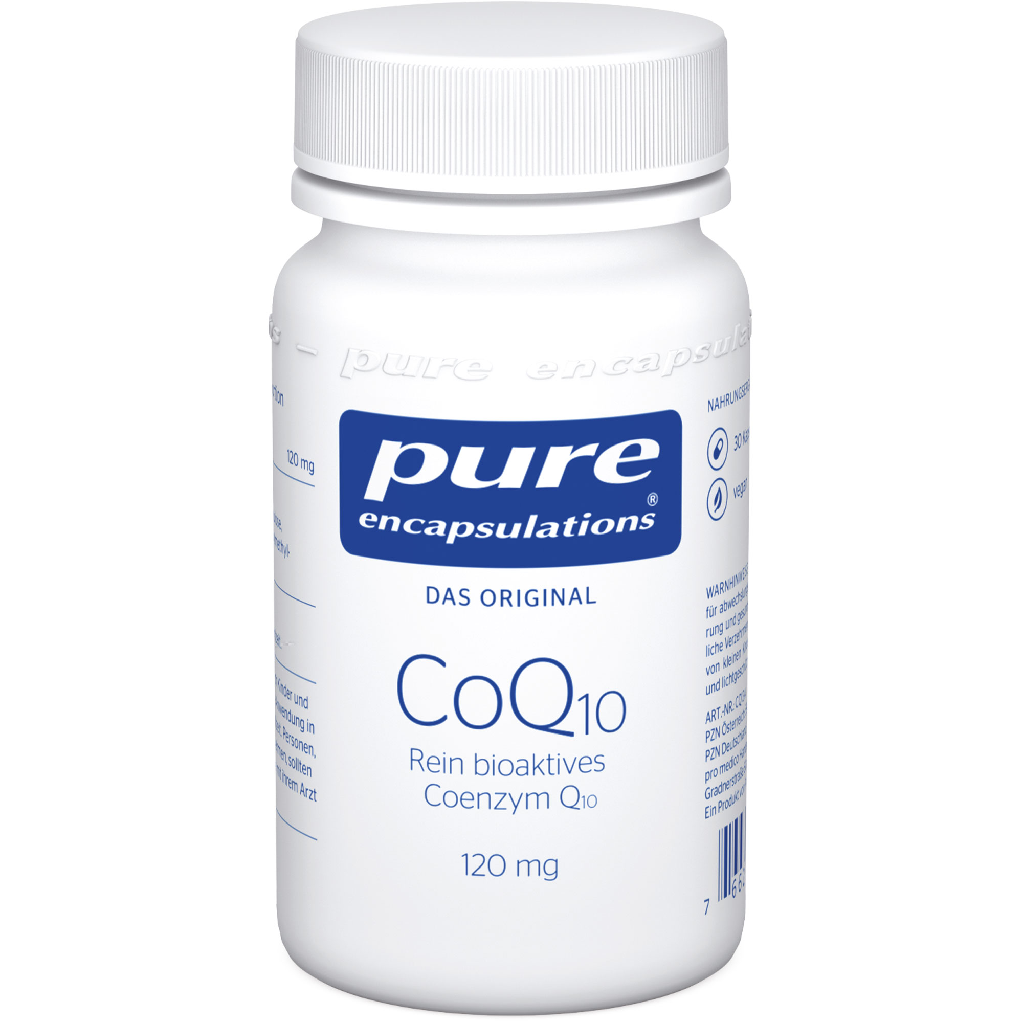 PURE ENCAPSULATIONS CoQ10 120 mg Kapseln 30 St