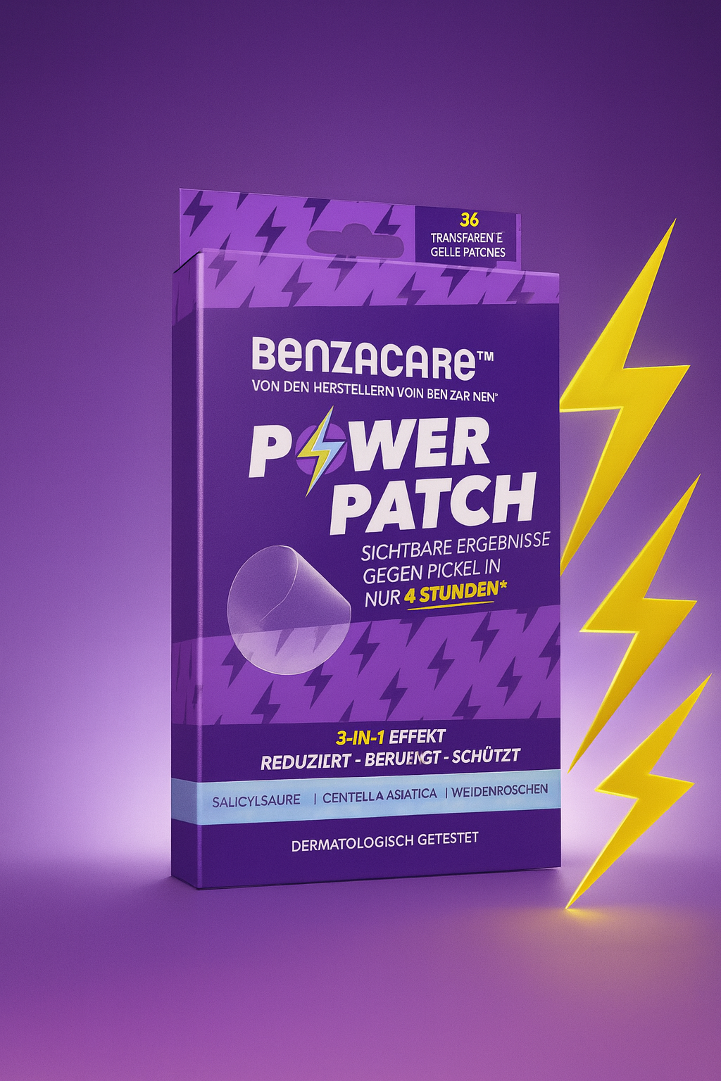 BENZACARE Power Patch gegen Pickel
