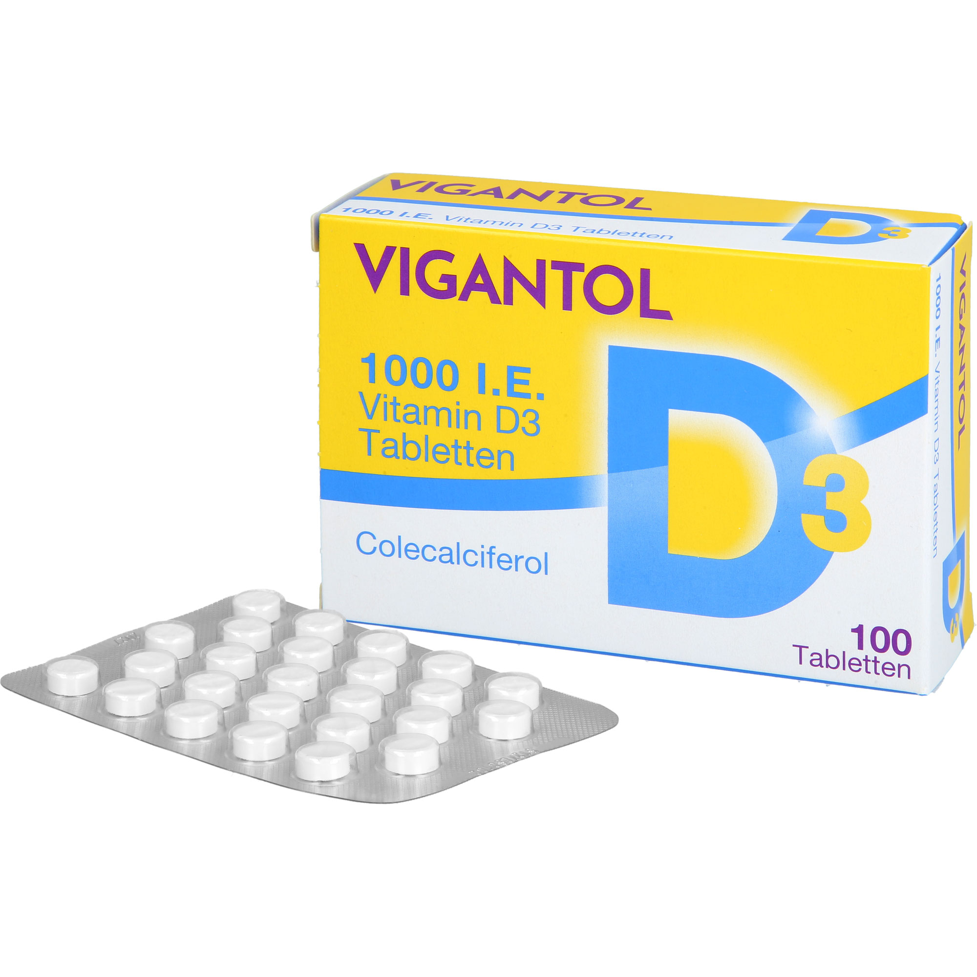 VIGANTOL 1.000 I.E. Vitamin D3 Tabletten 100 St