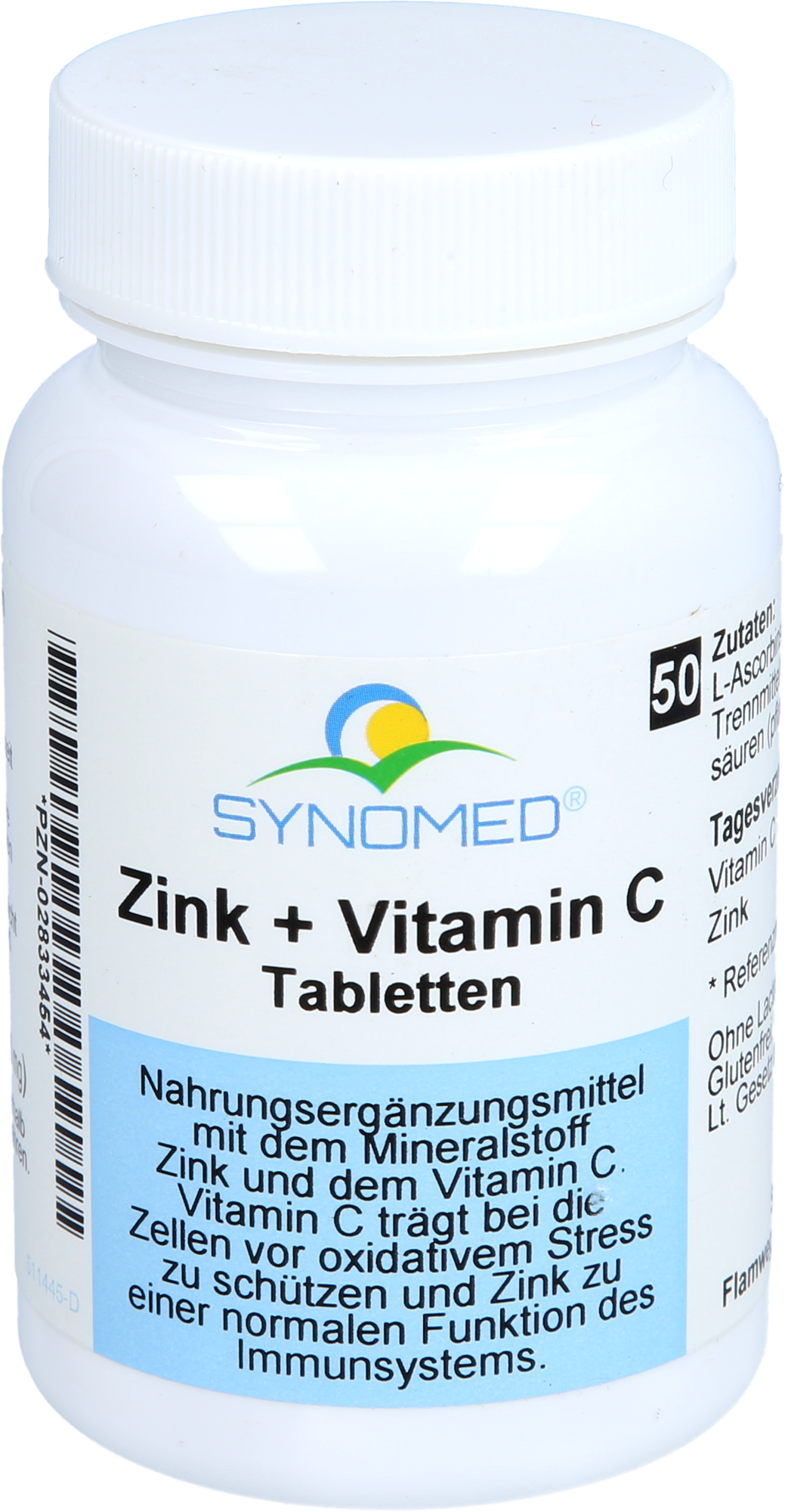 ZINK+VITAMIN C Tabletten Synomed