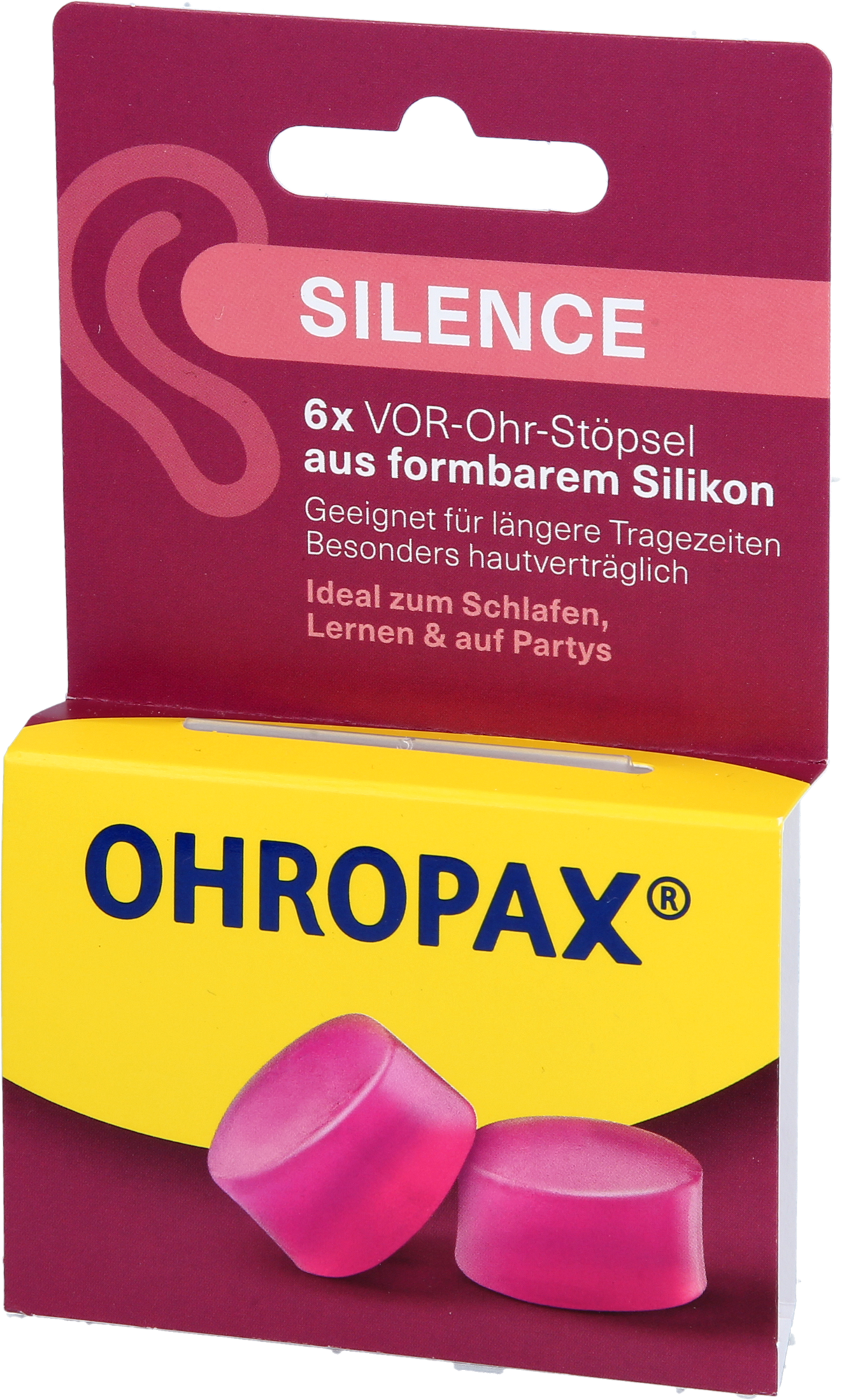OHROPAX Silence Silikon Vor-Ohr Stöpsel