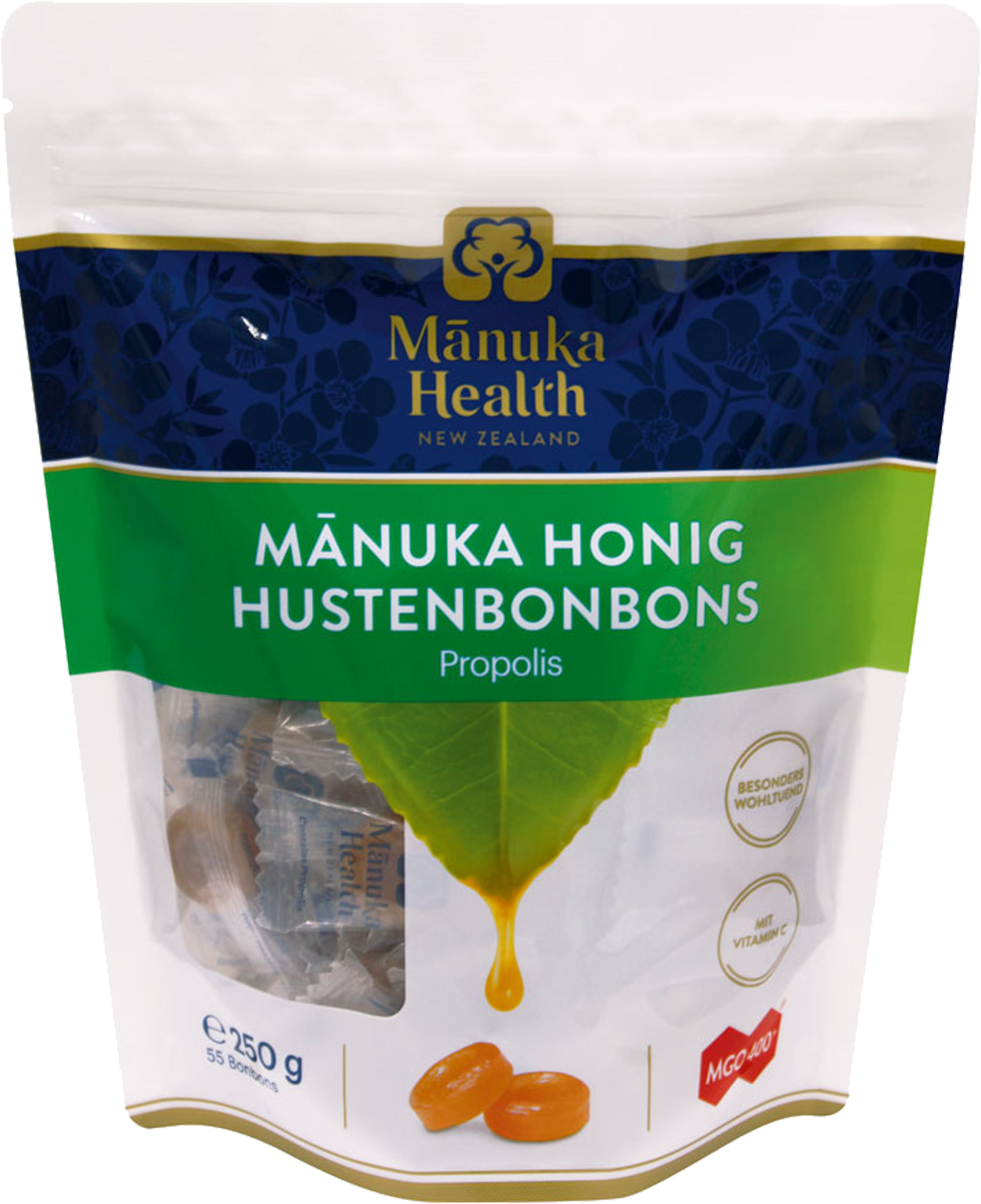 MANUKA HEALTH MGO 400+ Lutschbonb.Propolis 250 g