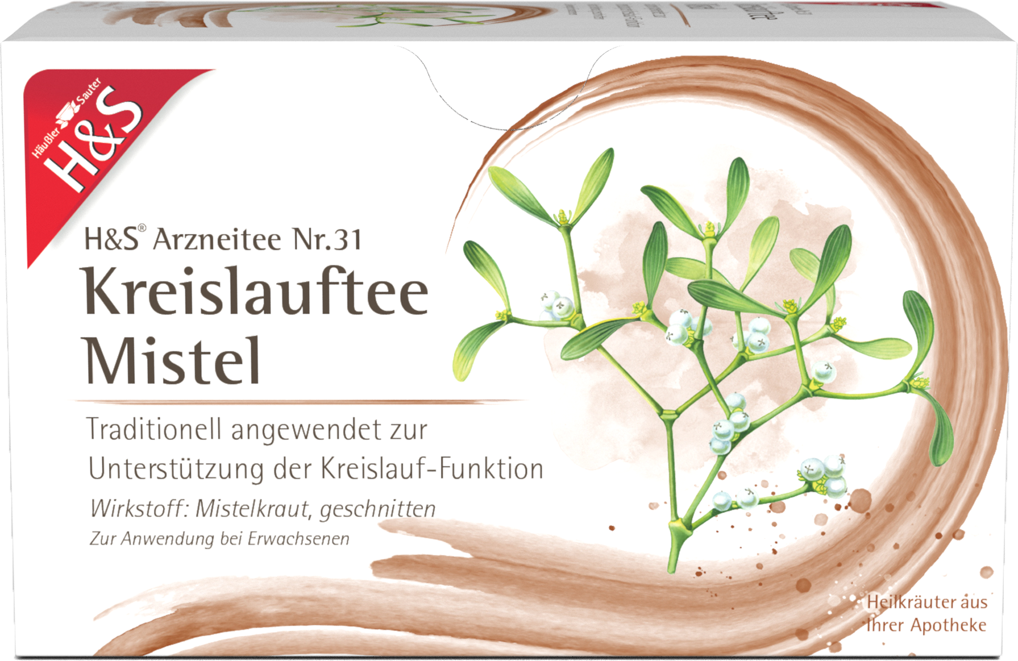 H&S Kreislauftee Mistel Filterbeutel