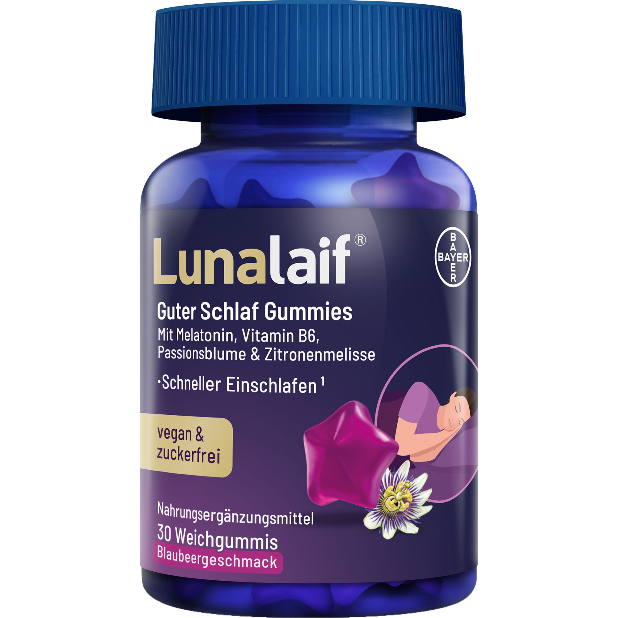 LUNALAIF Guter Schlaf Gummies