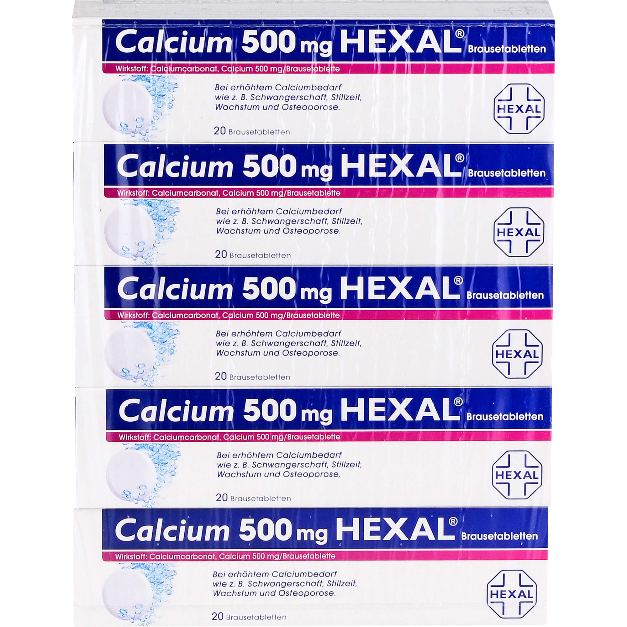 CALCIUM 500 HEXAL Brausetabletten