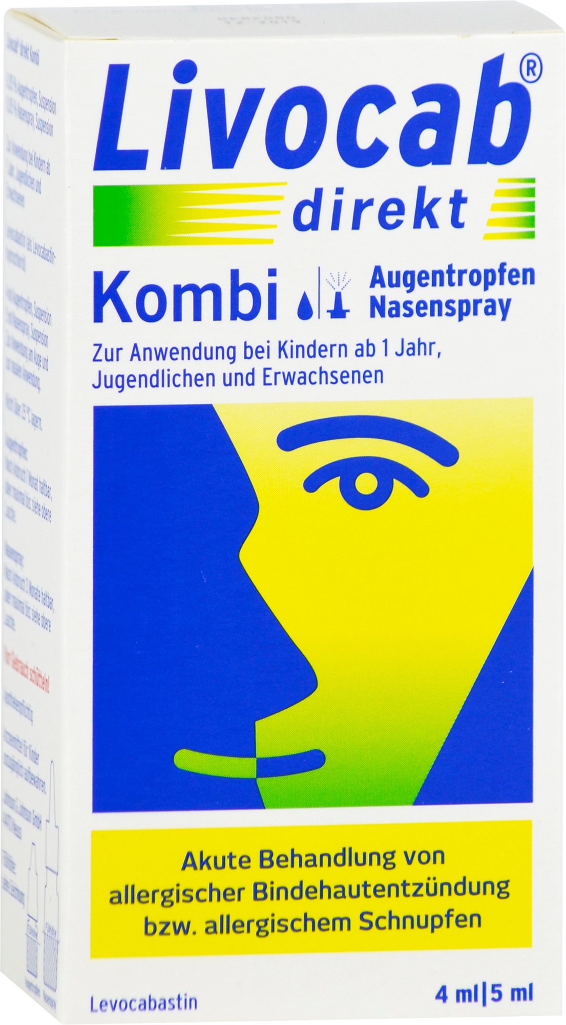 LIVOCAB direkt Kombi 4 ml Augentr.+5 ml Nasenspray