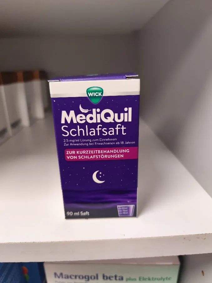 WICK MediQuil Schlafsaft 2,5 mg/ml Lsg.z.Einnehmen