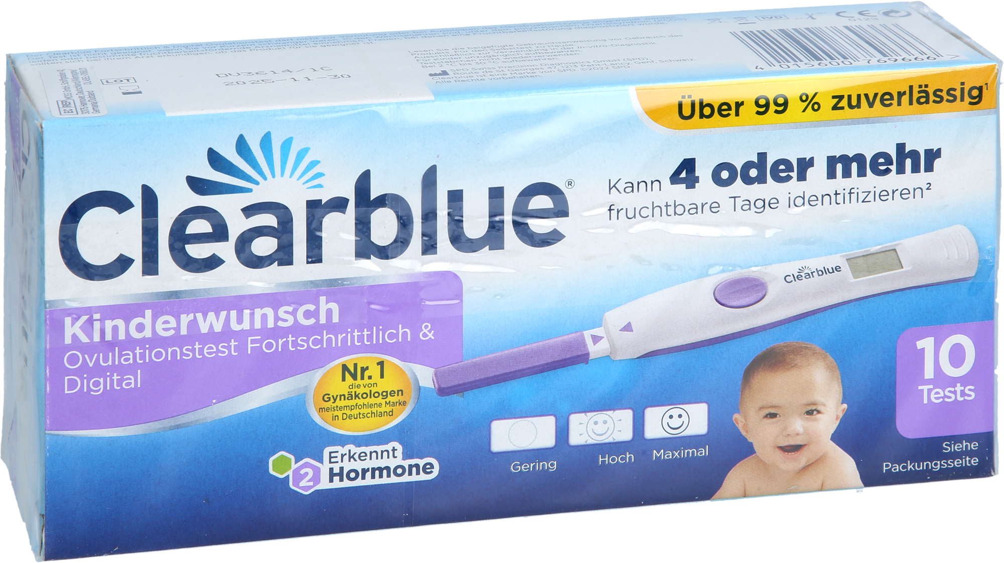 CLEARBLUE Ovulationstest fortschrittlich & digital 10 St