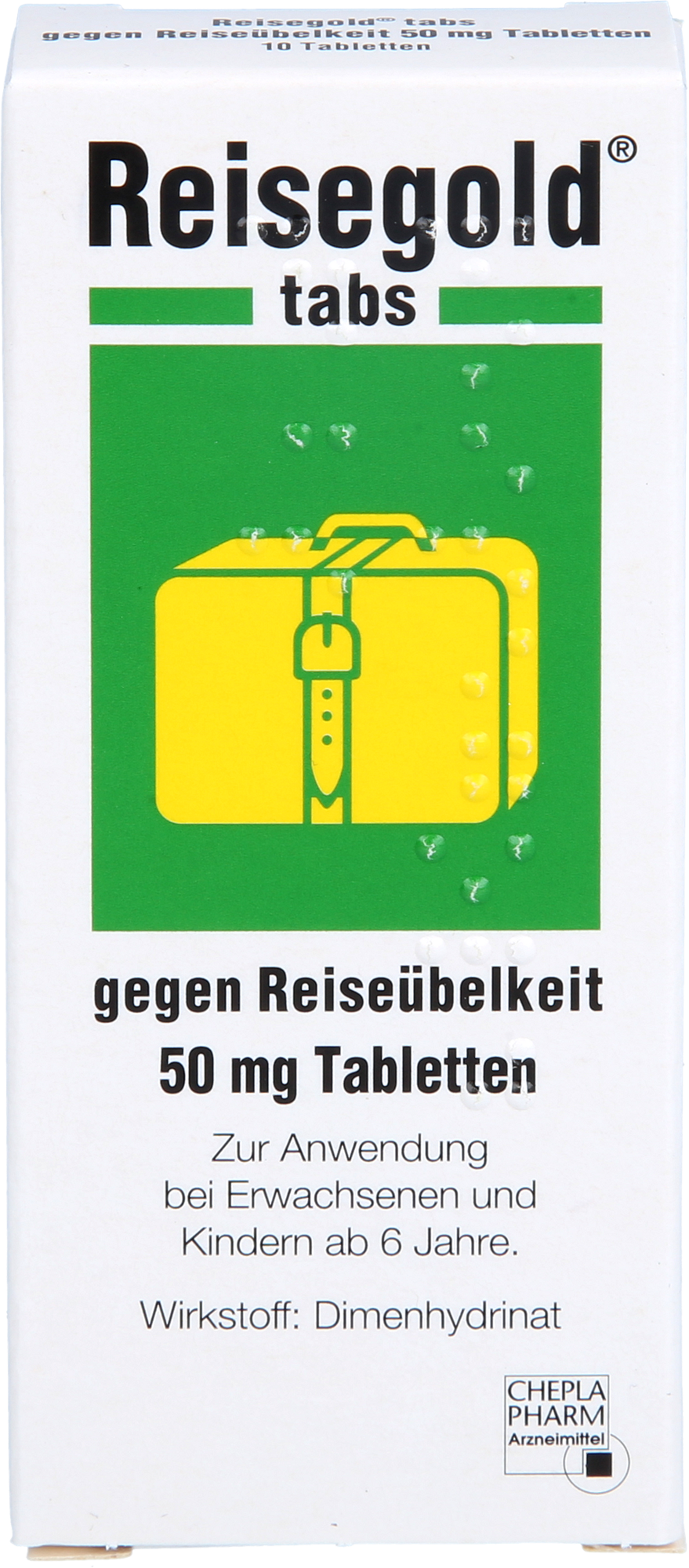 REISEGOLD Tabs gegen Reiseübelkeit