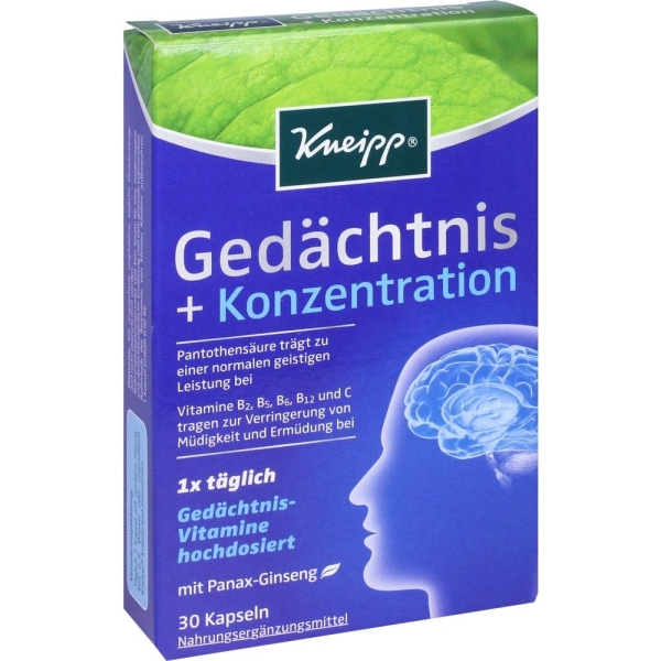 KNEIPP Gedächtnis+Konzentration Kapseln