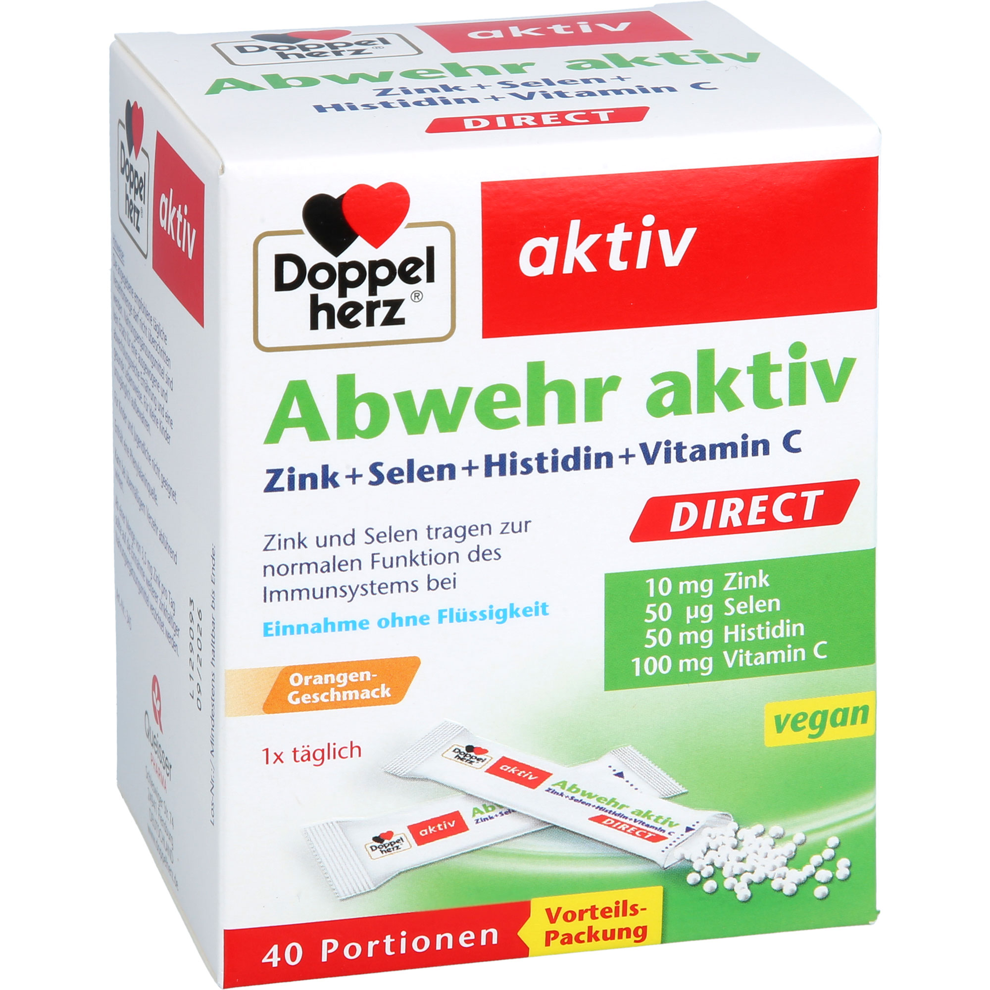 DOPPELHERZ Abwehr aktiv DIRECT Pellets 40 St