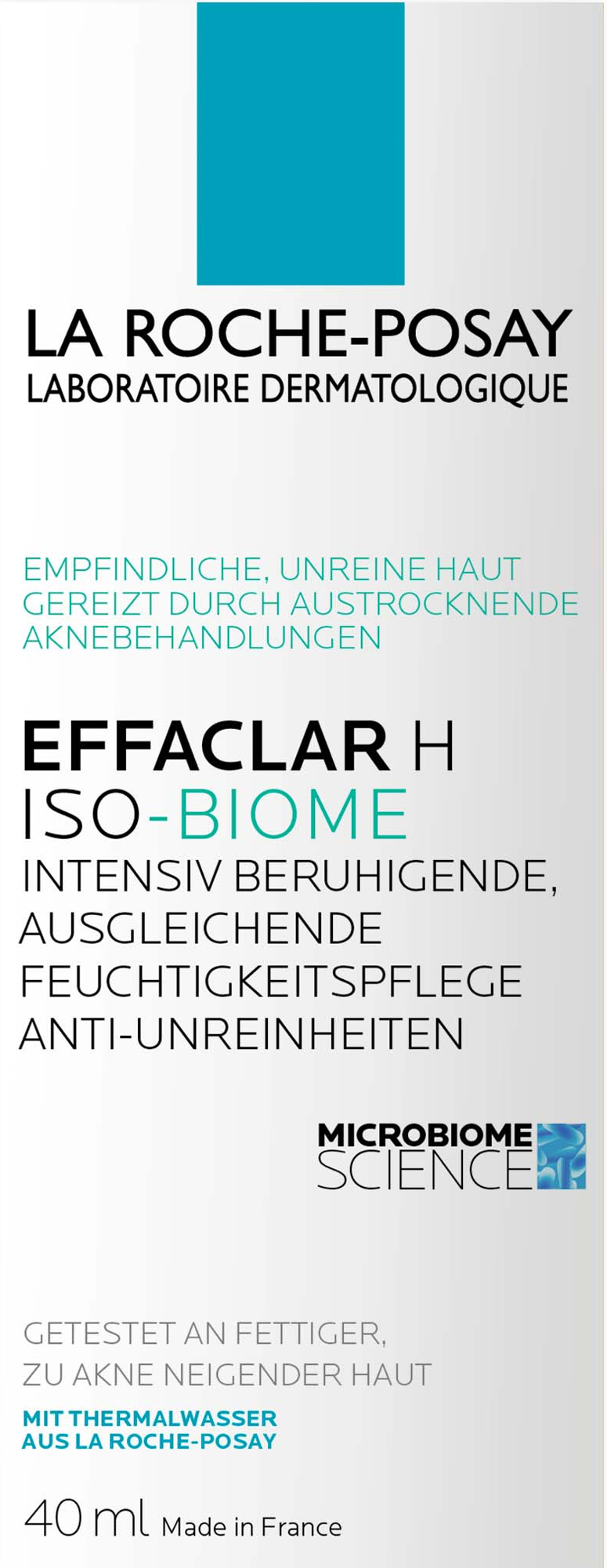 ROCHE-POSAY Effaclar H Iso-Biome Feuchtigkeitspfl.