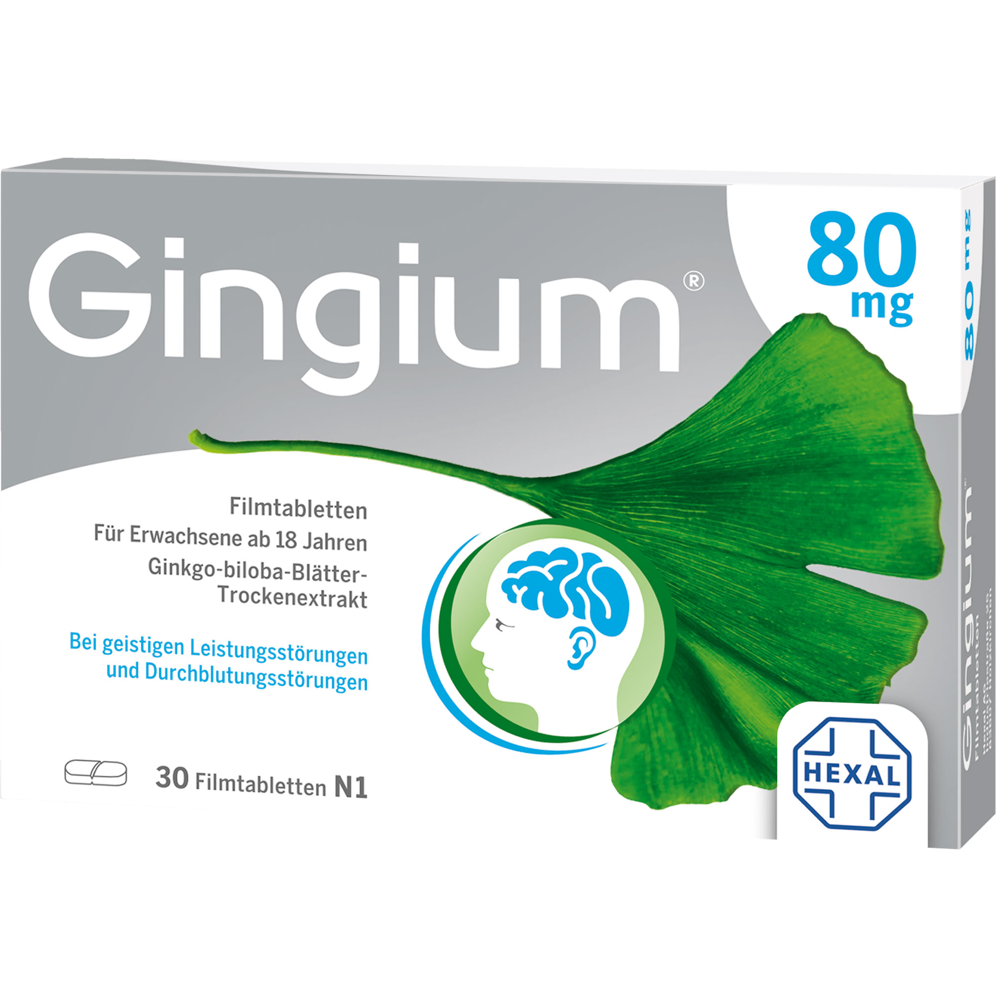 GINGIUM 80 mg Filmtabletten 30 St