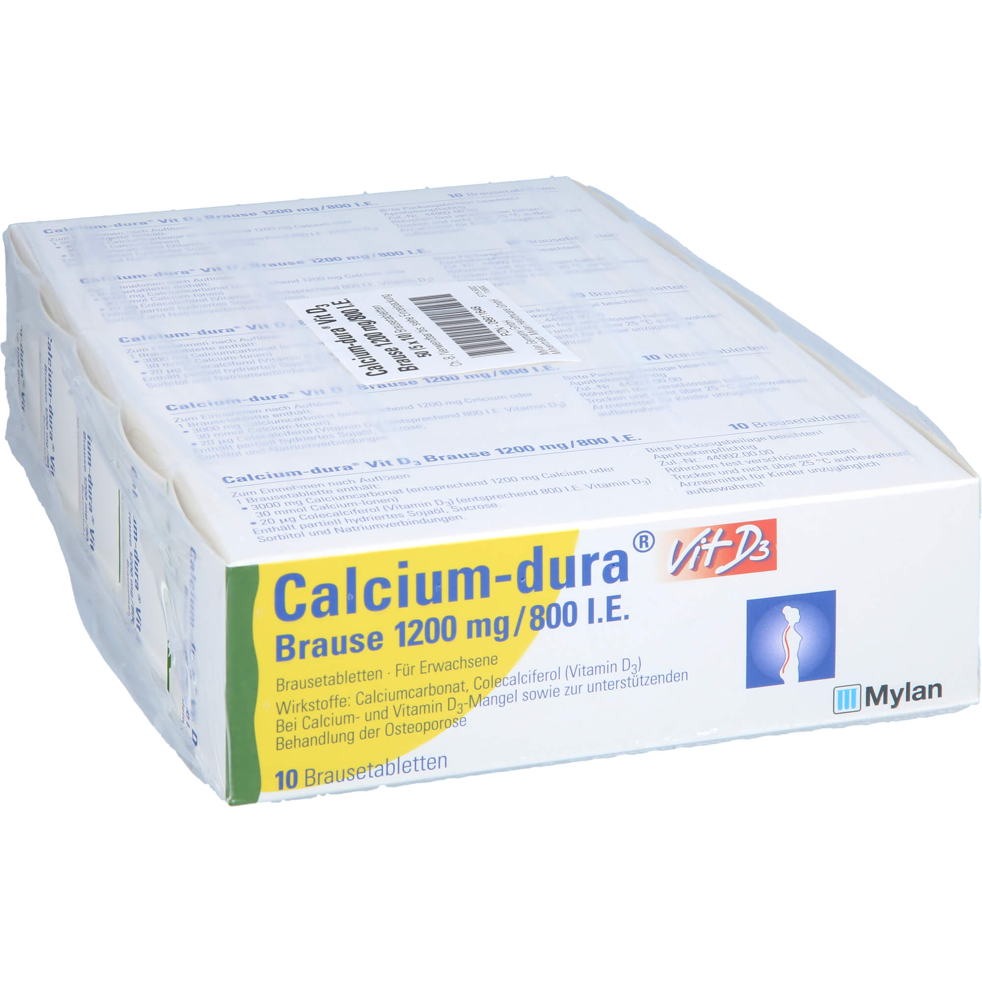 CALCIUM DURA Vit D3 Brause 1200 mg/800 I.E. 50 St