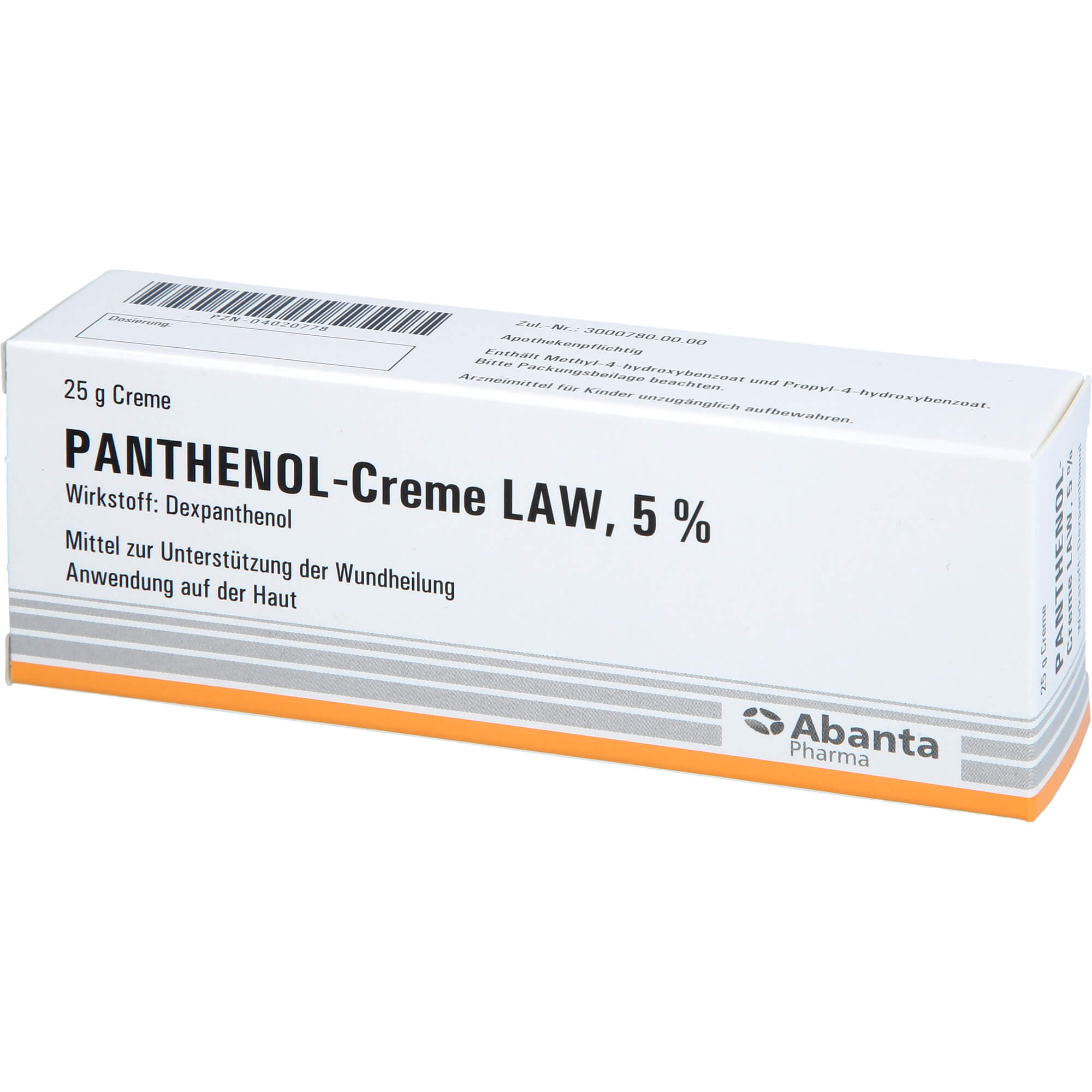 PANTHENOL Creme LAW 5% 25 g