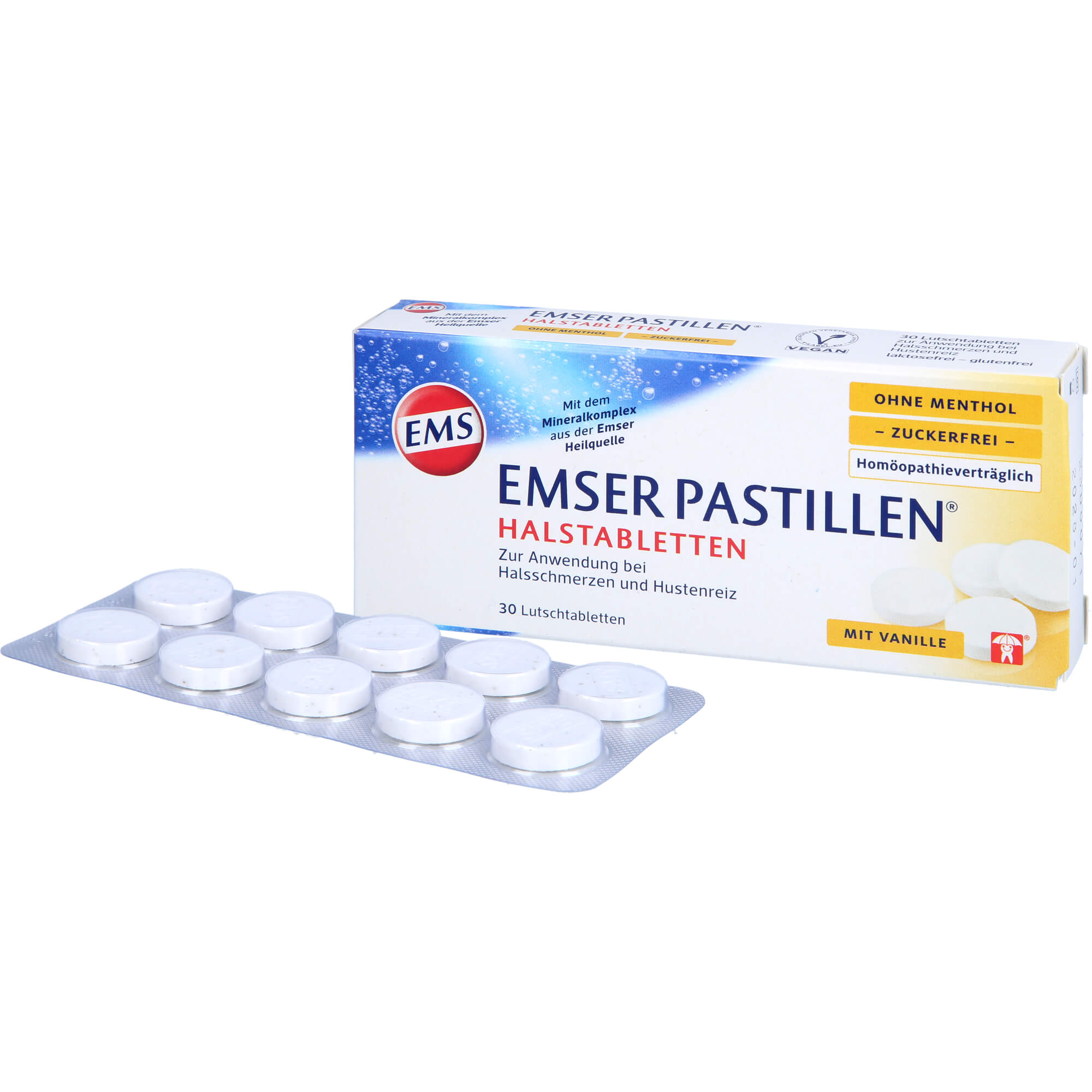 EMSER Pastillen ohne Menthol zuckerfrei