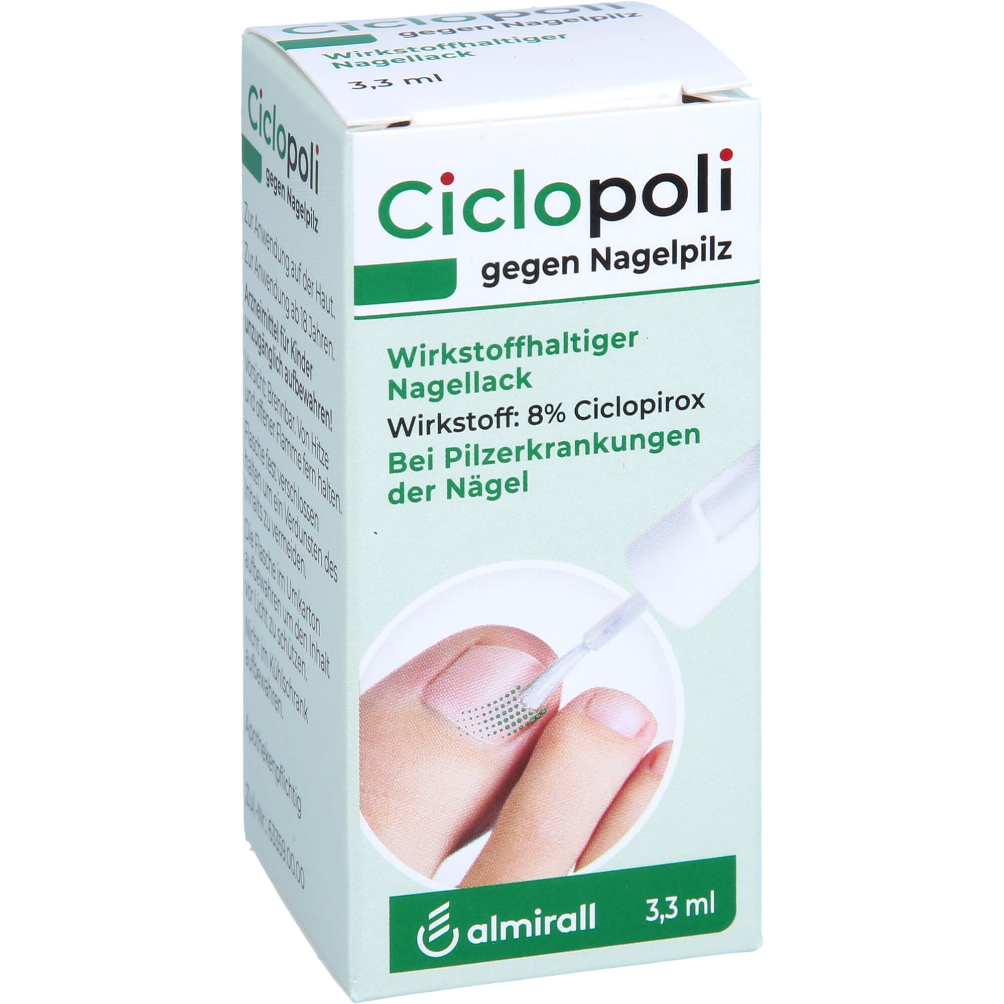 CICLOPOLI gegen Nagelpilz wirkstoffhalt.Nagellack 3.3 ml