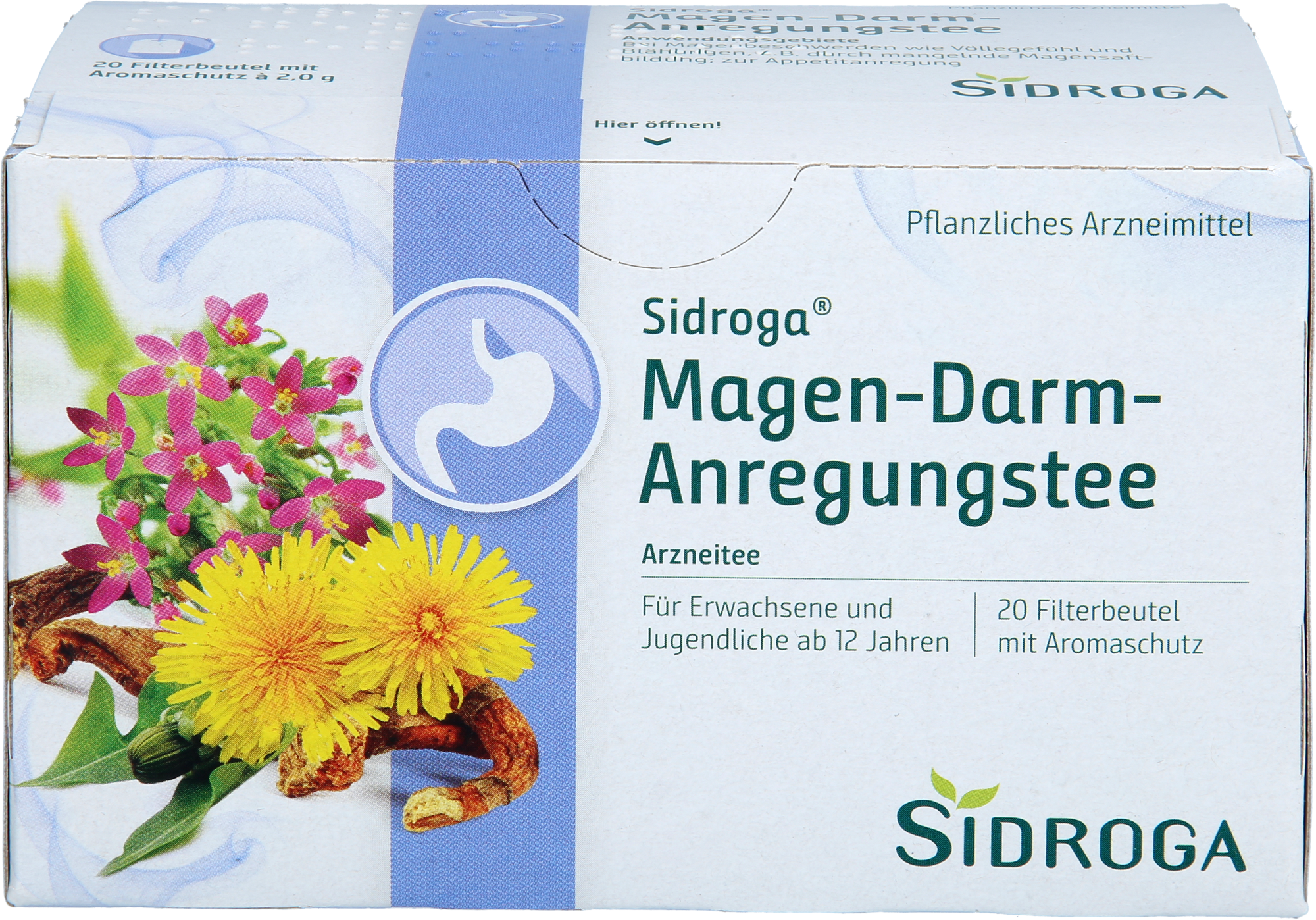 SIDROGA Magen-Darm-Anregungstee Filterbeutel