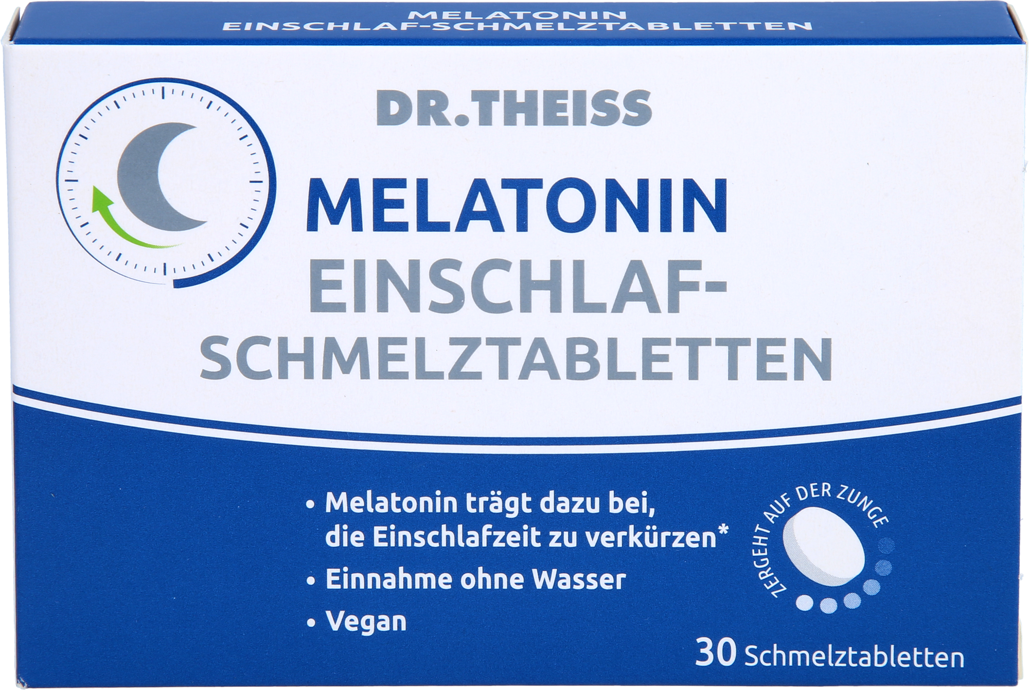 DR.THEISS Melatonin Einschlaf-Schmelztabletten 30 St