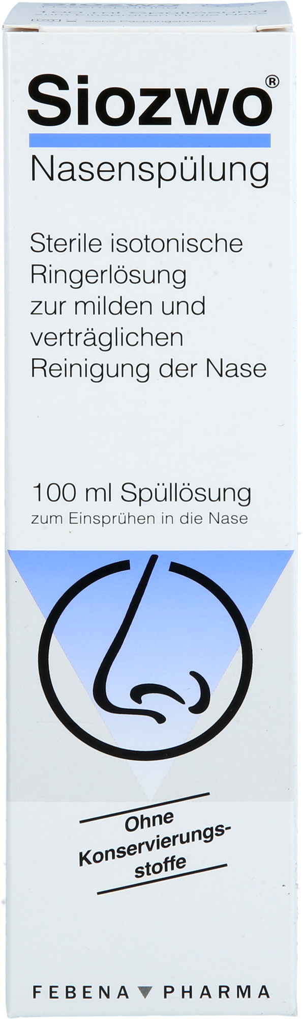 SIOZWO Nasenspülung Konservierungsstofffrei