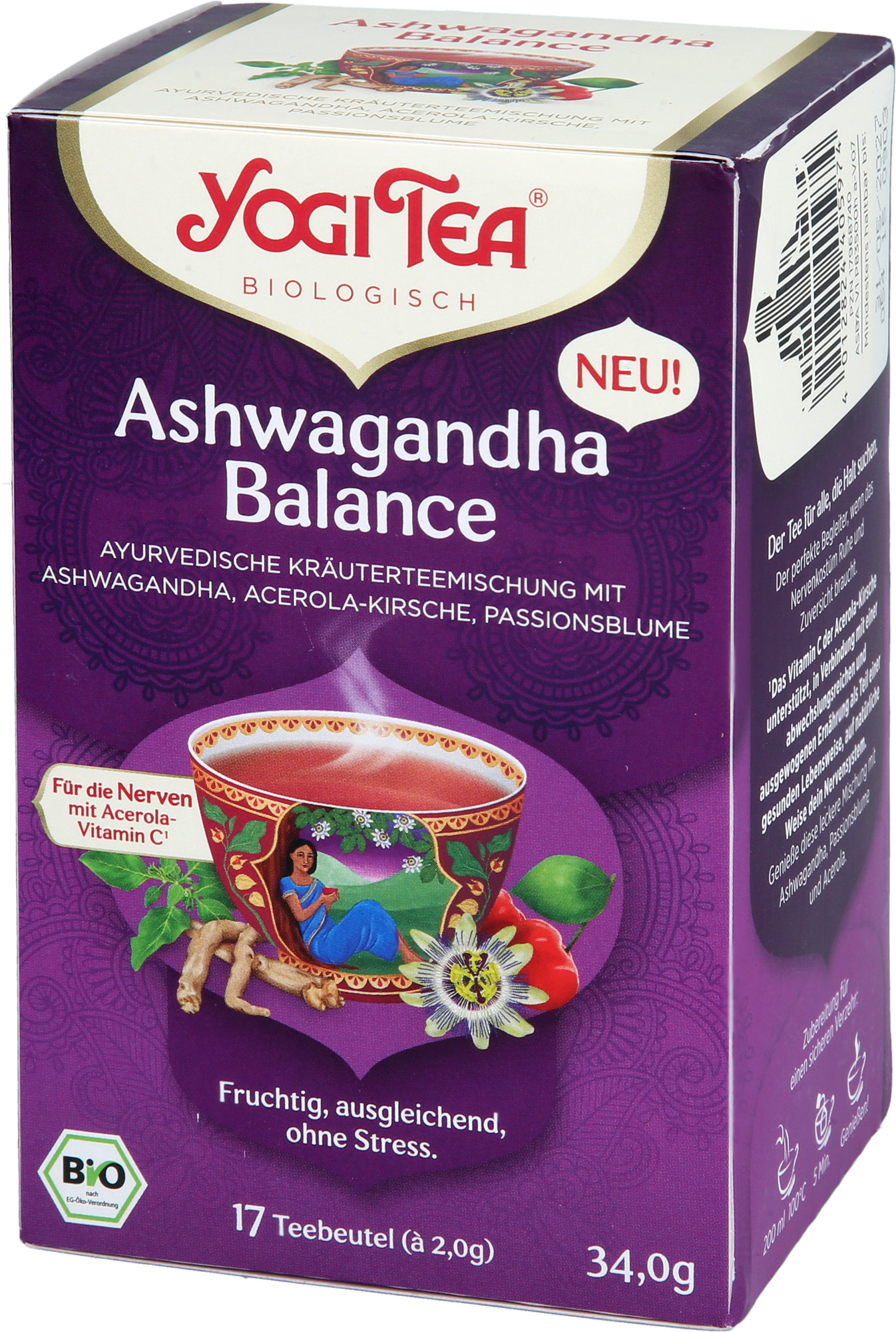 YOGI TEA Ashwagandha Balance Bio Filterbeutel