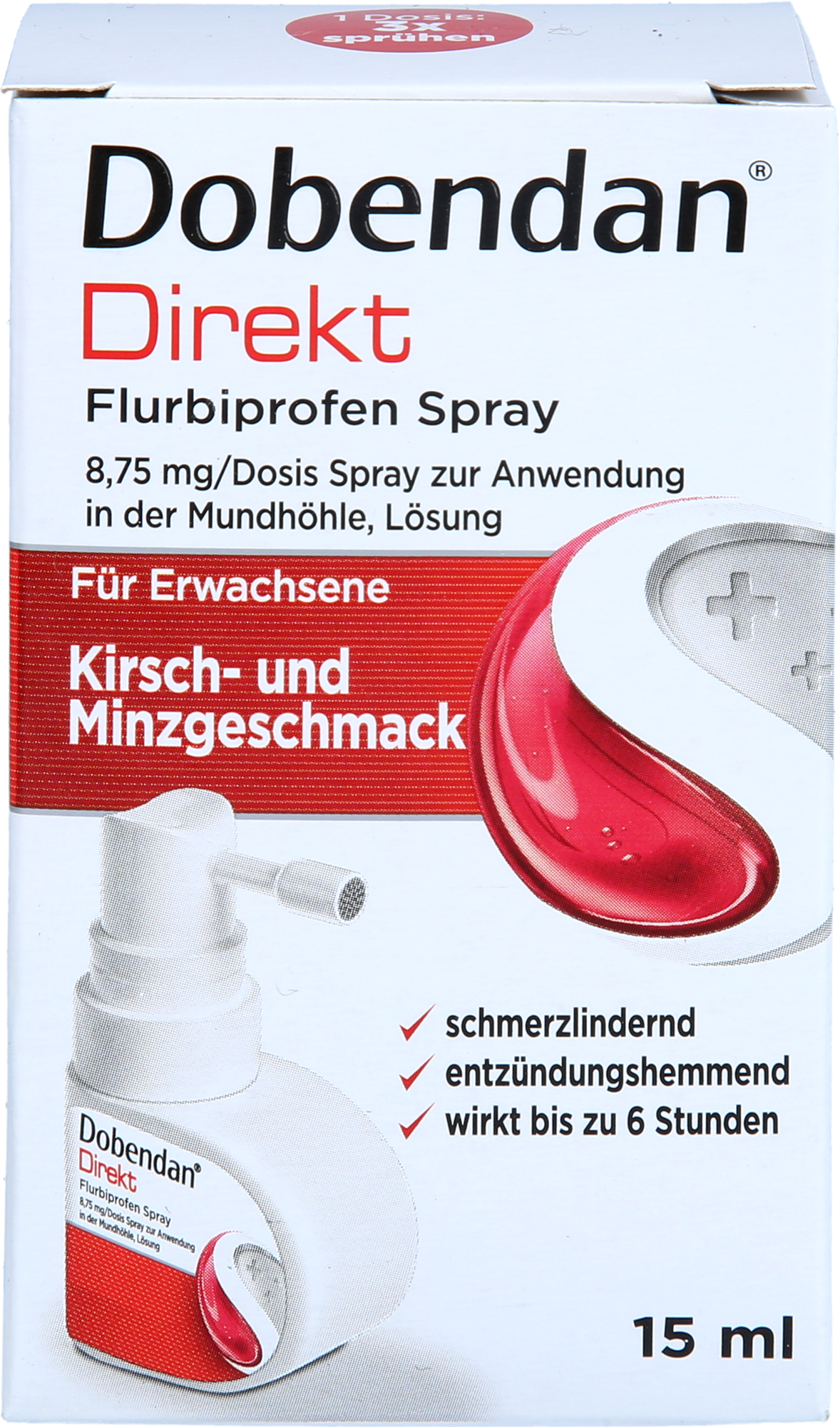 DOBENDAN Direkt Flurbiprofen Spray 8,75mg/Dos.Mund
